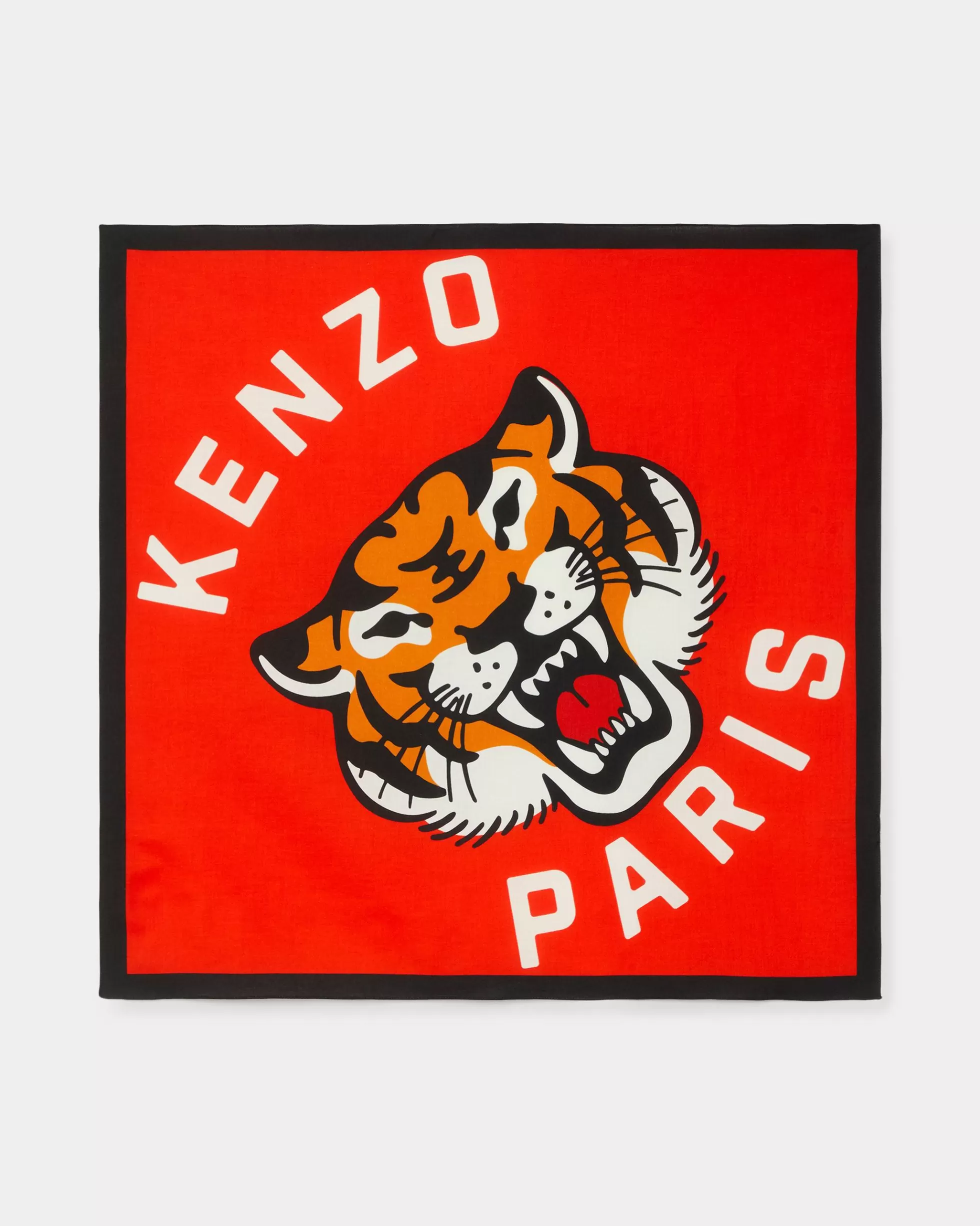 Geschenke | Lucky Tiger>KENZO Bandana „ Stamp“ aus Baumwolle Medium Red