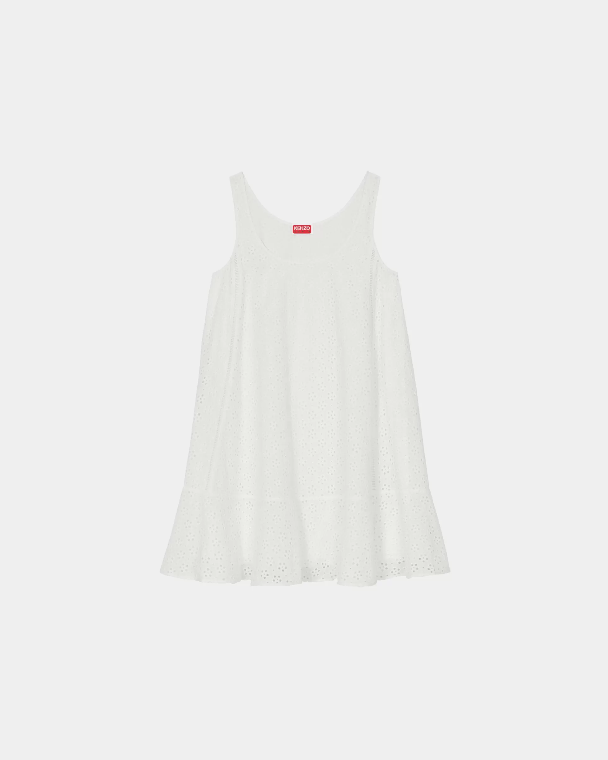 Kleider und Röcke | Neue>KENZO „ Boke Flower Broderie Anglaise“-Kleid Off White