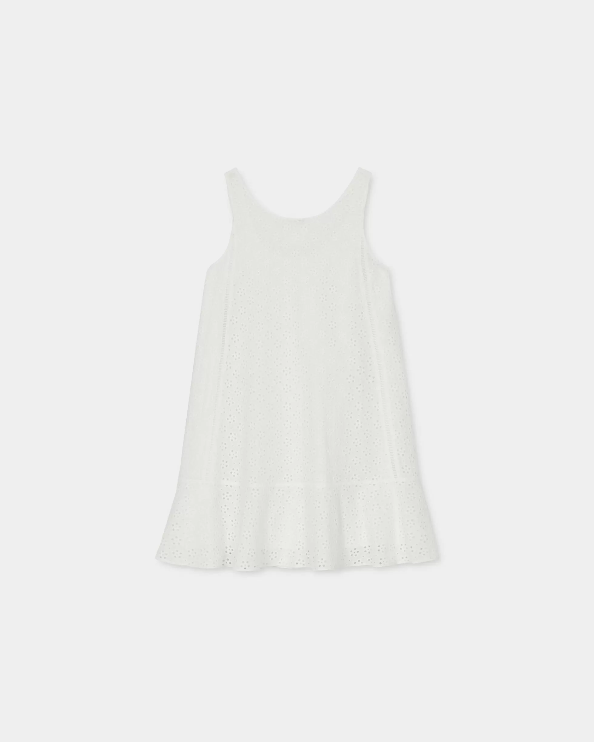 Kleider und Röcke | Neue>KENZO „ Boke Flower Broderie Anglaise“-Kleid Off White