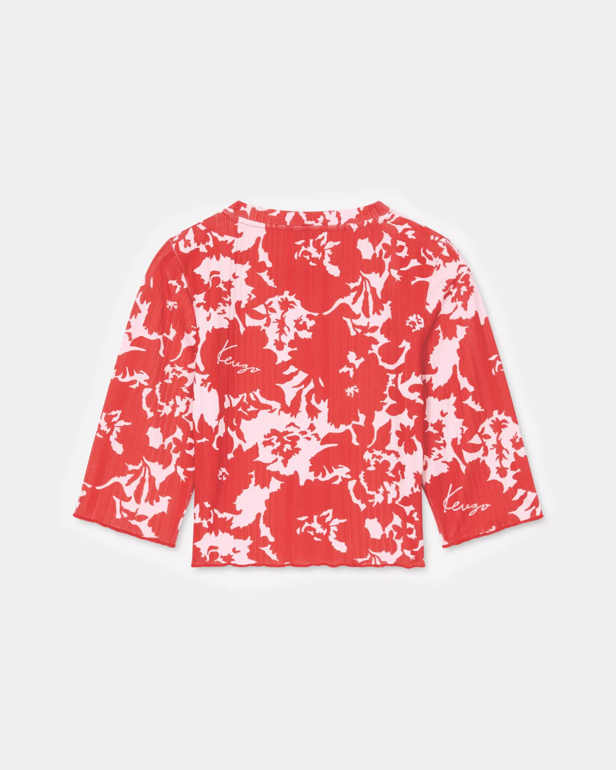 Hemd und Tops | Campaign Looks>KENZO „ Flower Camo“-Top in gekürzter Passform Medium Red