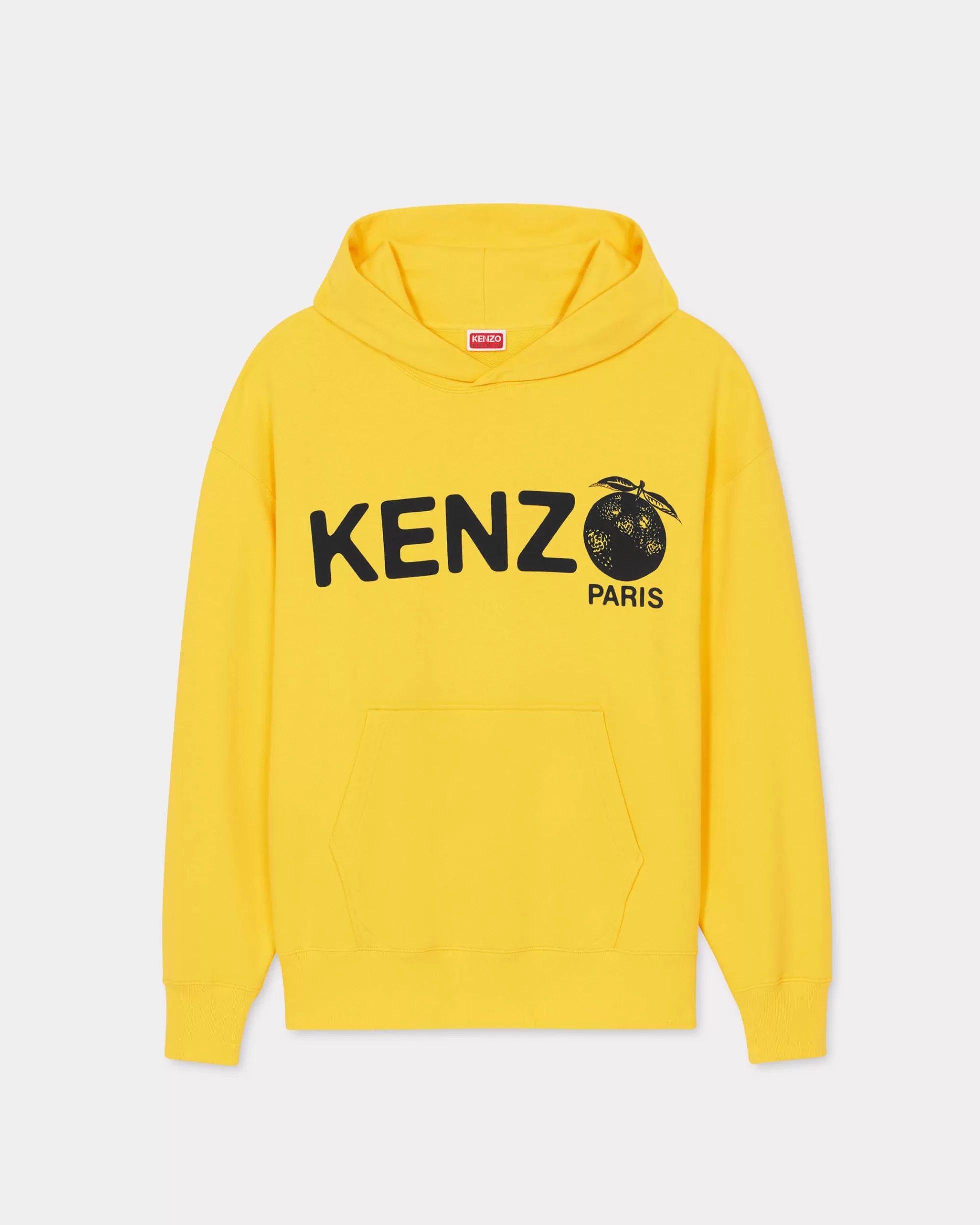 Sweatshirts und Hoodies | Neue>KENZO „ Orange“ Kapuzenpullover in Übergröße Lemon