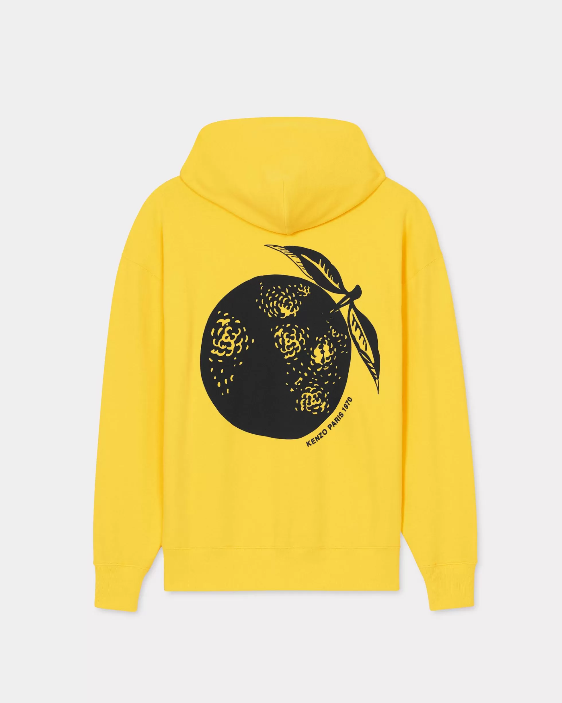 Sweatshirts und Hoodies | Neue>KENZO „ Orange“ Kapuzenpullover in Übergröße Lemon