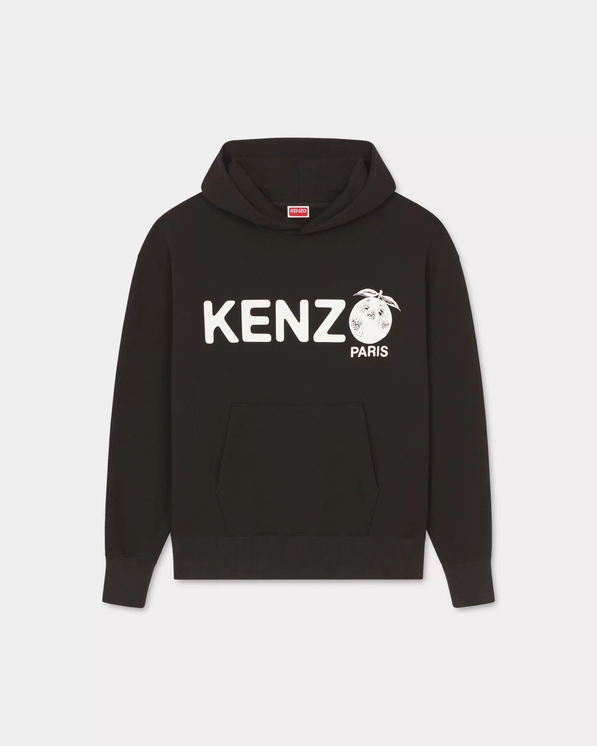 Sweatshirts und Hoodies | Neue>KENZO „ Orange“ Kapuzenpullover in Übergröße Black