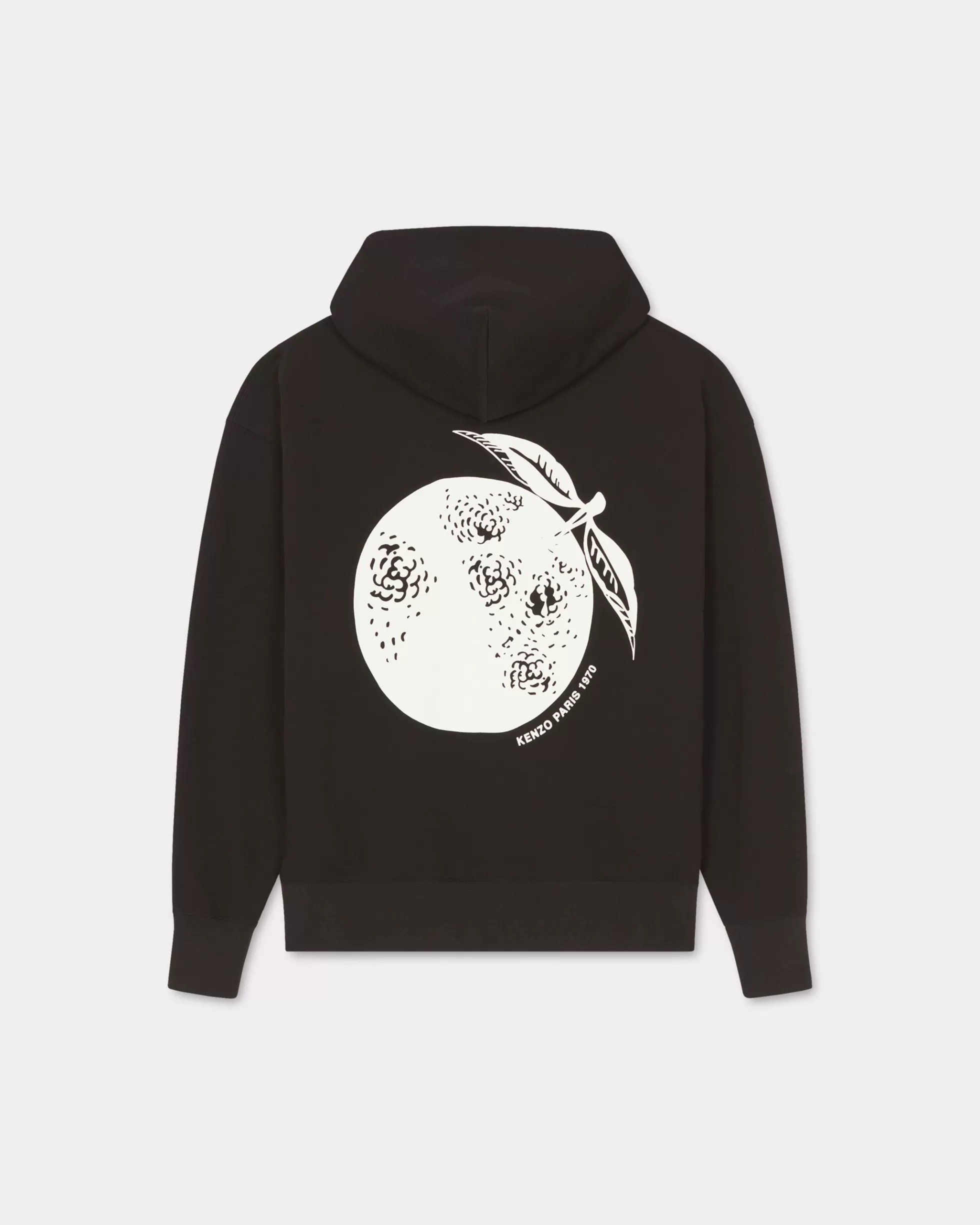 Sweatshirts und Hoodies | Neue>KENZO „ Orange“ Kapuzenpullover in Übergröße Black