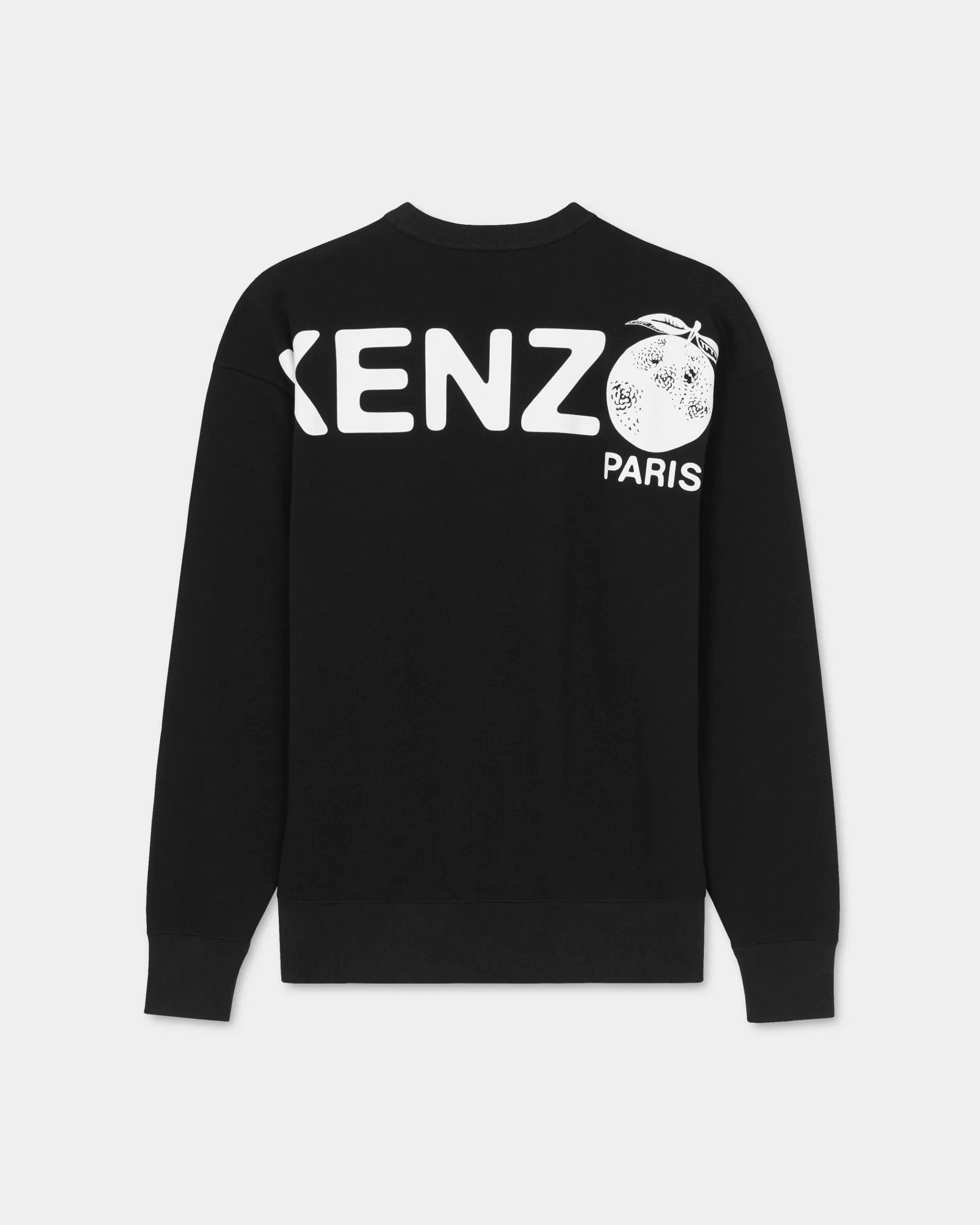 Sweatshirts und Hoodies | Neue>KENZO „ Orange" Sweatshirt in Übergröße Black