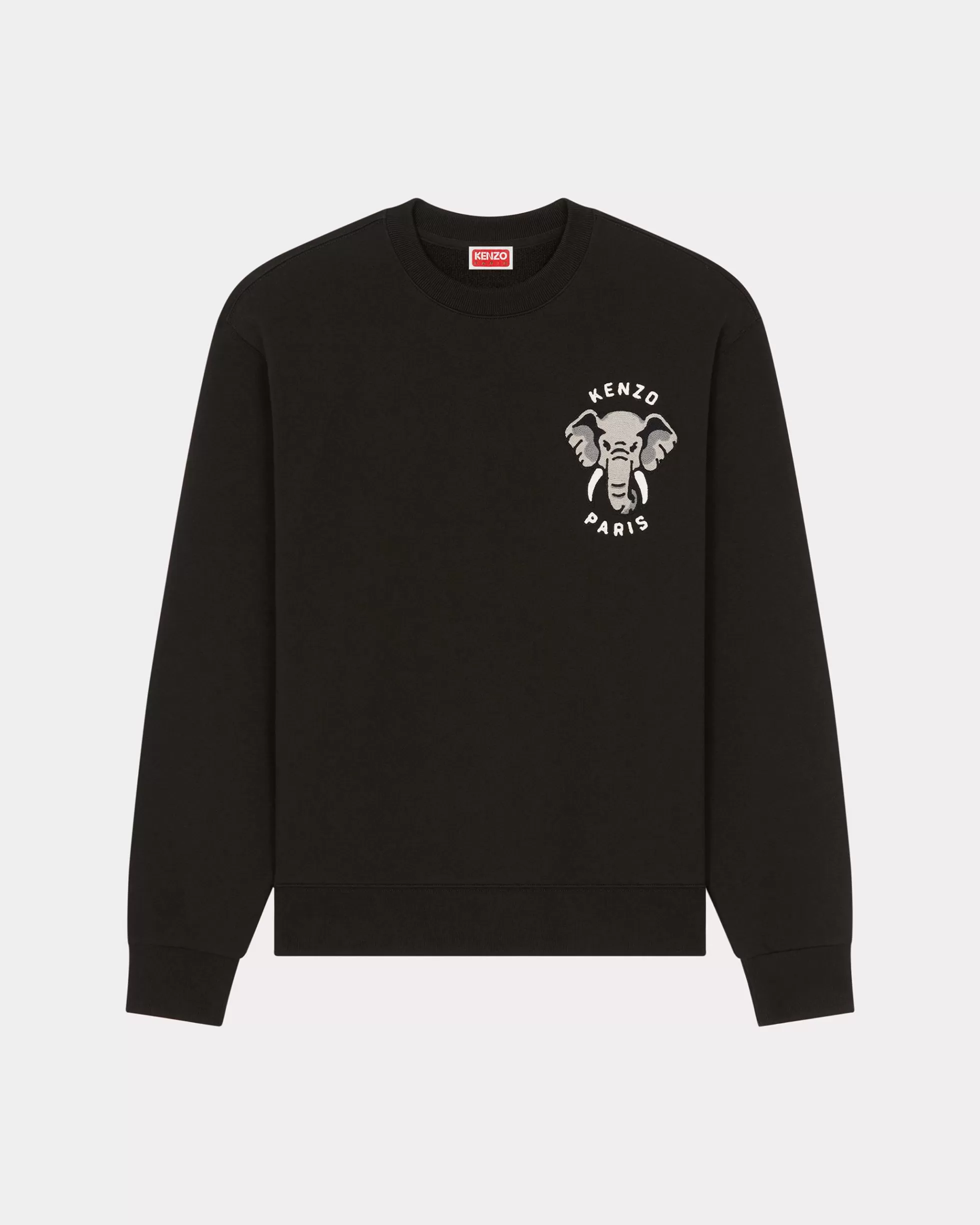 Sweatshirts und Hoodies>KENZO Bestickte Sweatshirt „ Elephant“ Black