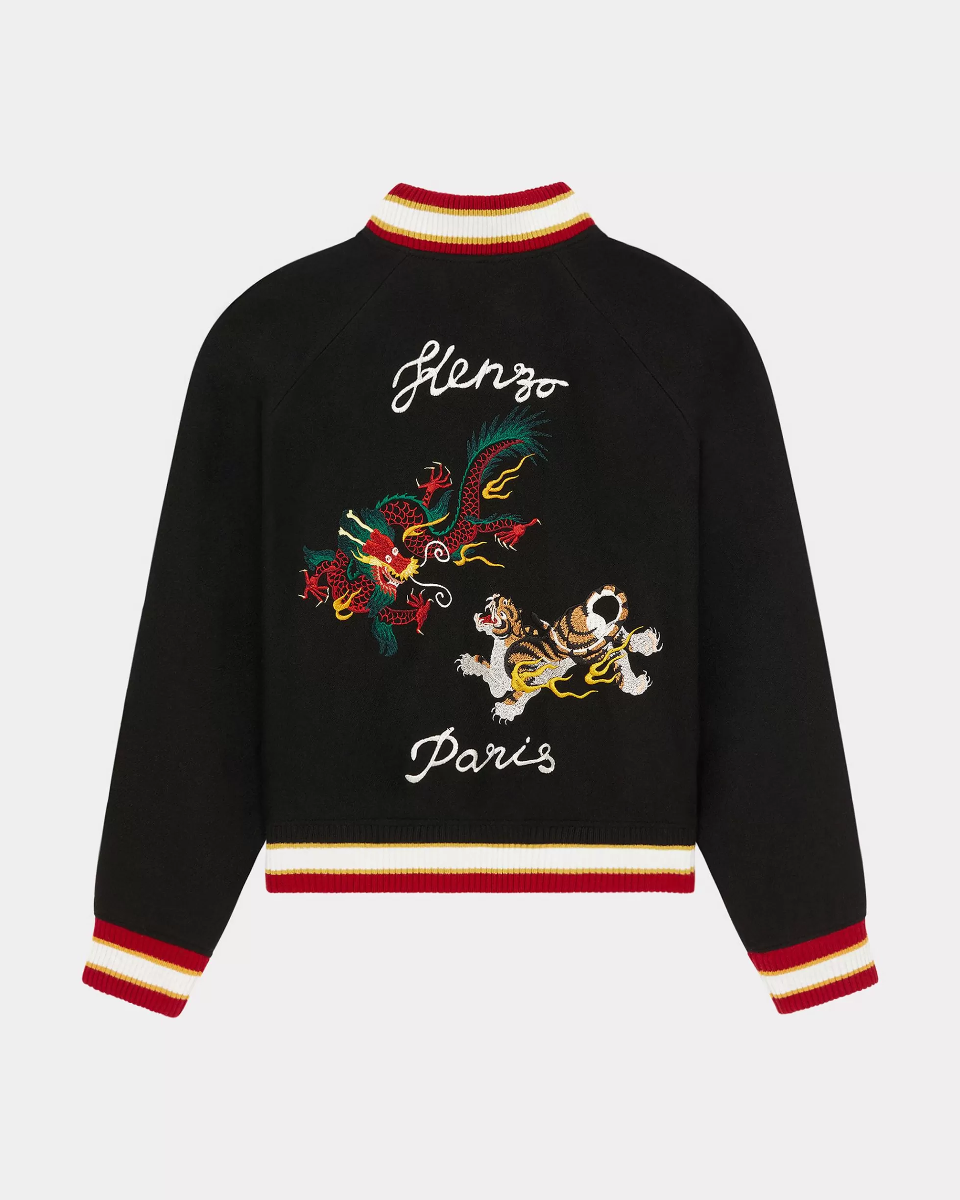 Jacken und Mäntel | Jacken und Mäntel>KENZO Bestickte Unisex-Wendejacke „Year of the Dragon“ Black