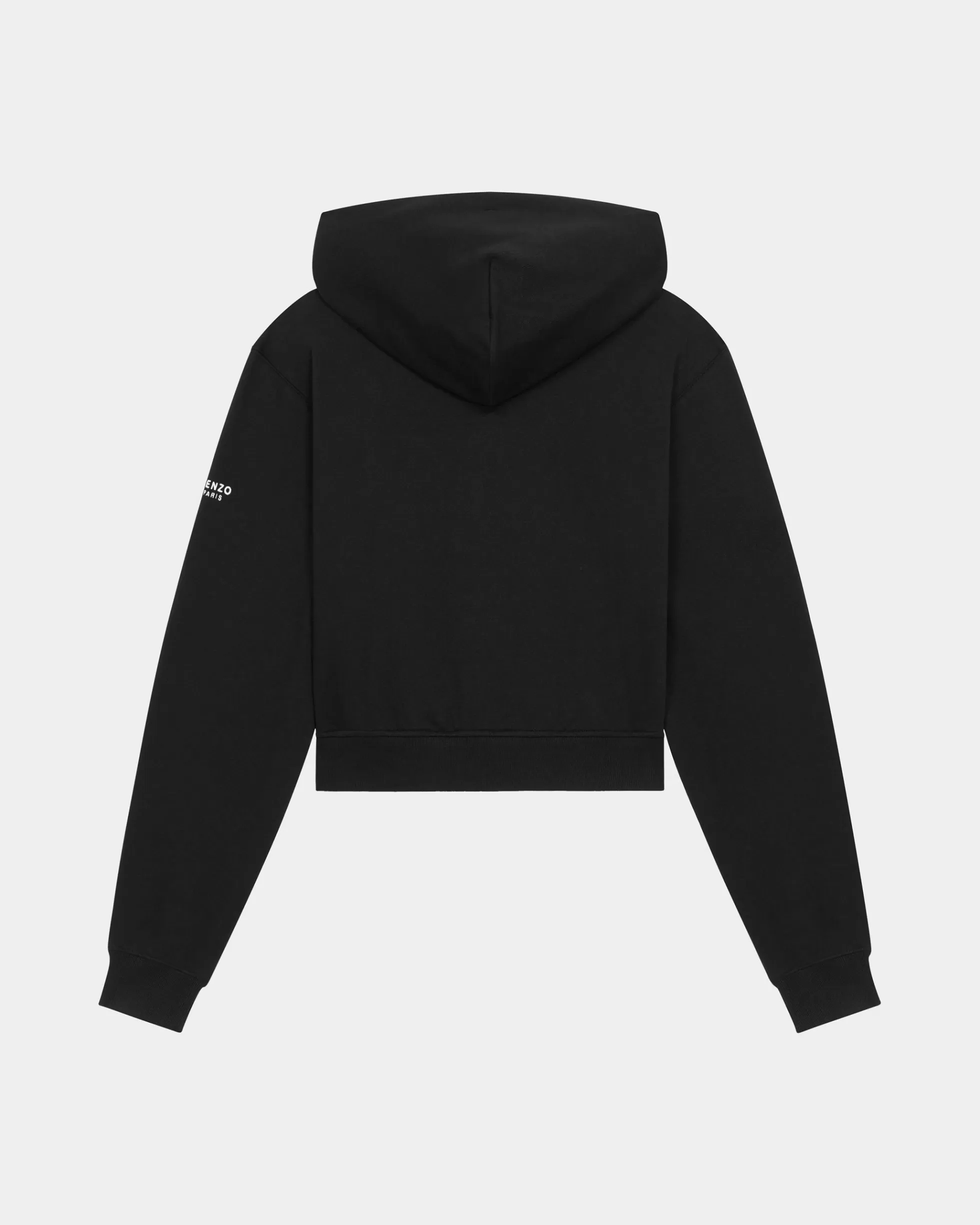 Sweatshirts und Hoodies | Geschenke>KENZO Bestickter Kapuzenpullover mit Reißverschluss „Lucky Tiger Crest“ Black