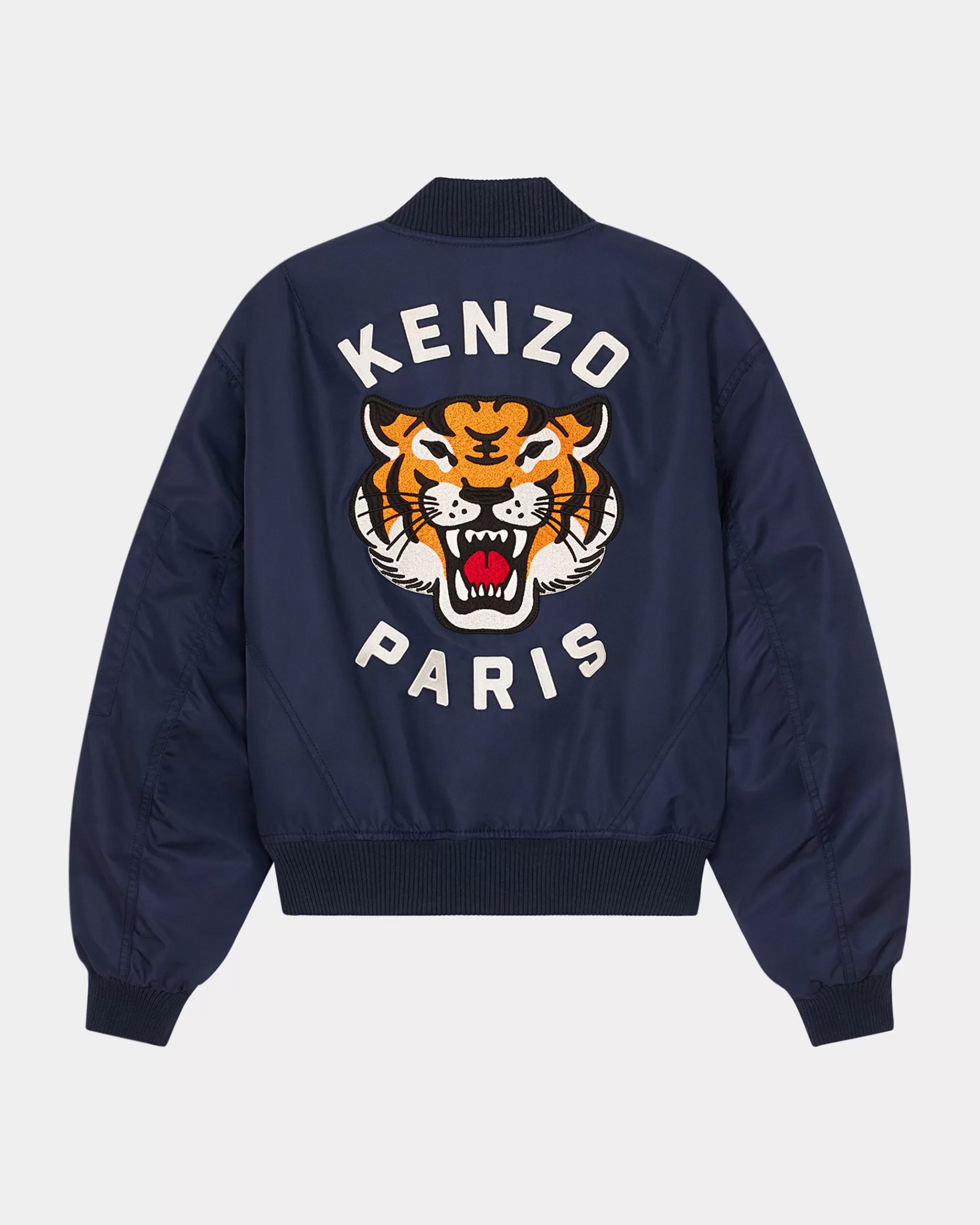 Jacken und Mäntel | Geschenke>KENZO Bomberjacke „ Lucky Tiger“ Midnight Blue