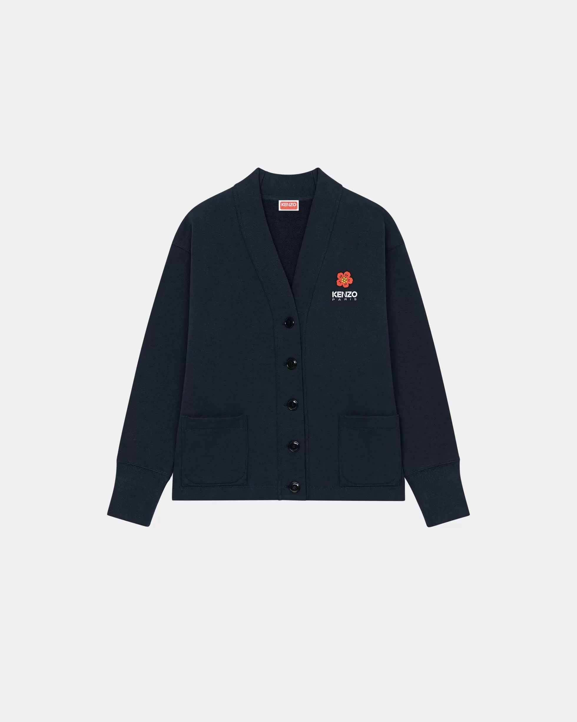 Sweatshirts und Hoodies | Boke Flower>KENZO Cardigan „Boke Flower Placed“ Midnight Blue