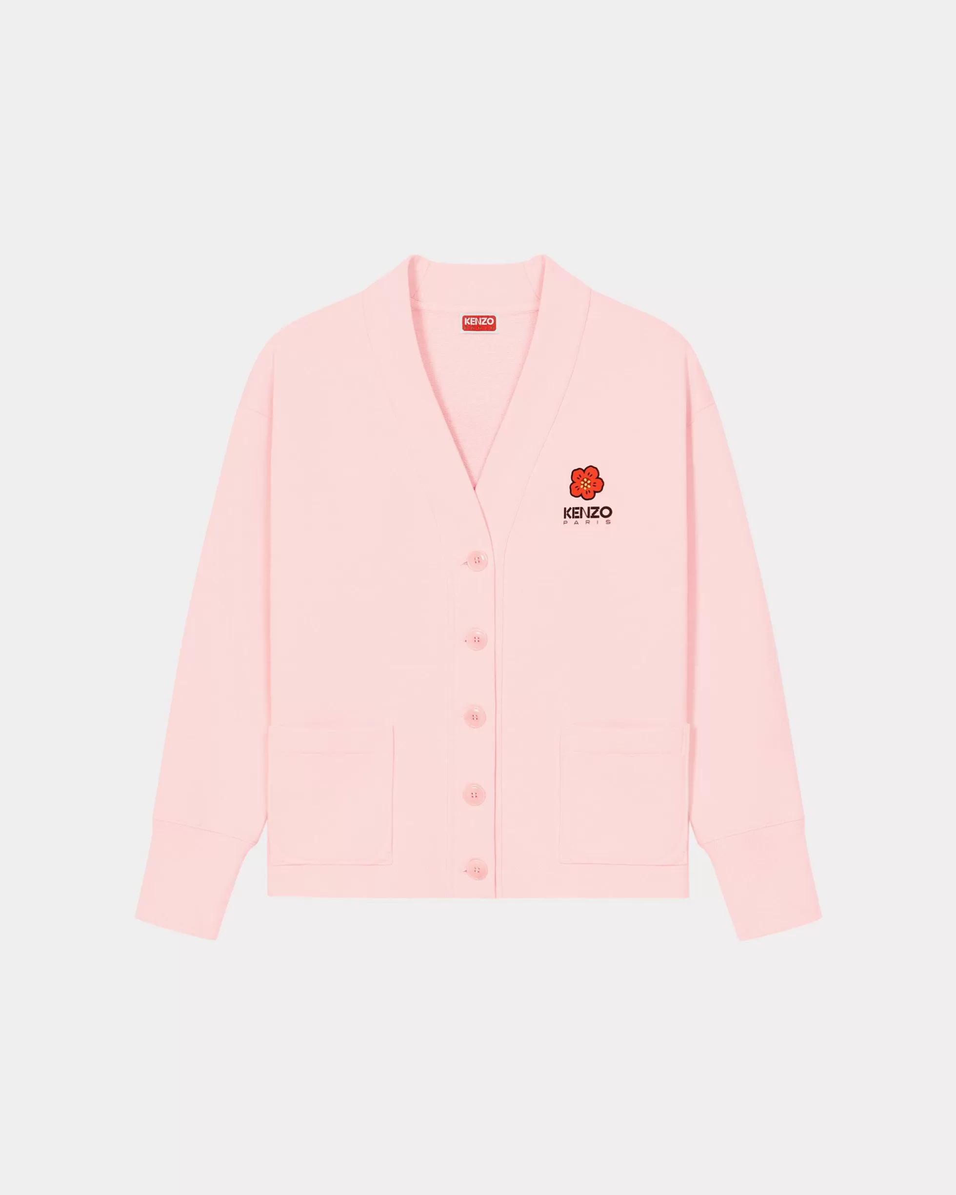 Sweatshirts und Hoodies | Boke Flower>KENZO Cardigan „Boke Flower Placed“ Faded Pink