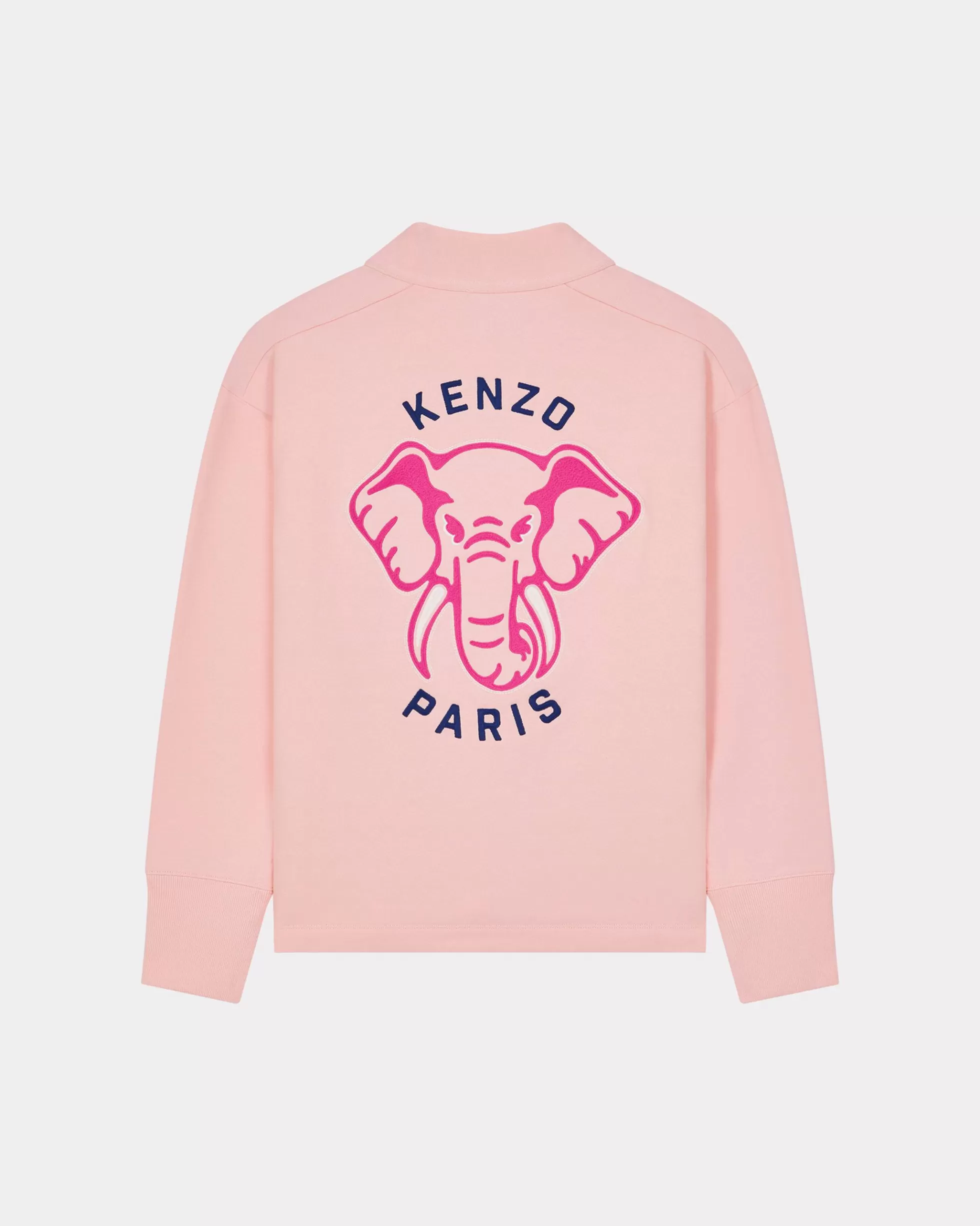 Sweatshirts und Hoodies>KENZO Cardigan mit Stickerei „ Éléphant“ Faded Pink