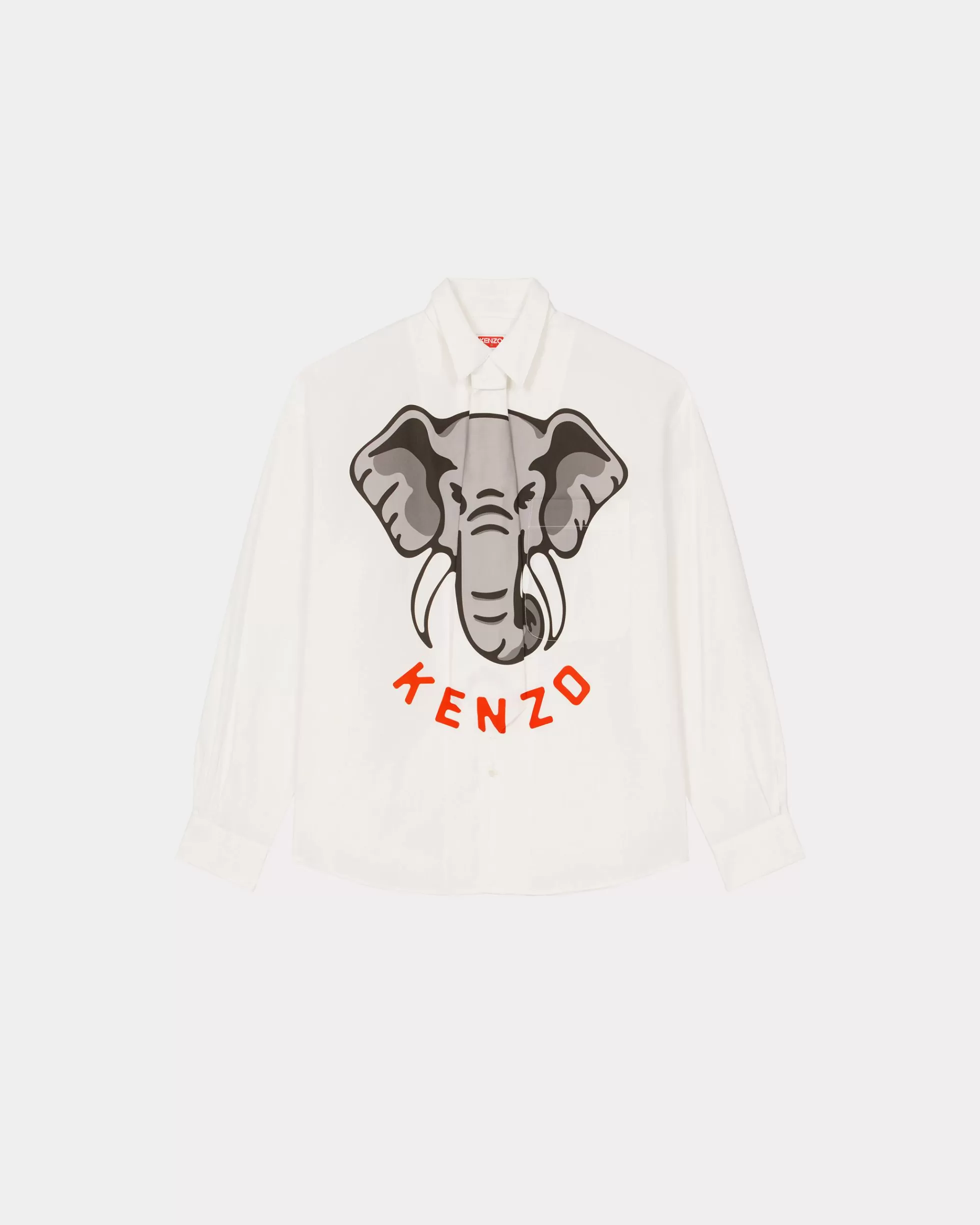 Tailoring | Hemden>KENZO Casualhemd „ Éléphant“ Off White