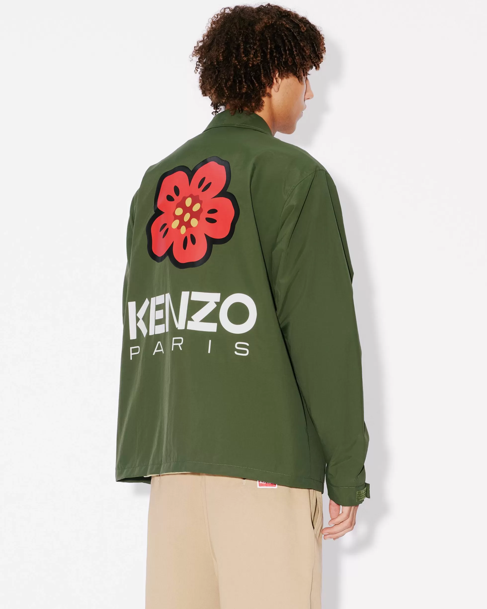 Jacken und Mäntel | Geschenke>KENZO Coachjacke „Boke Flower“ Dark Khaki