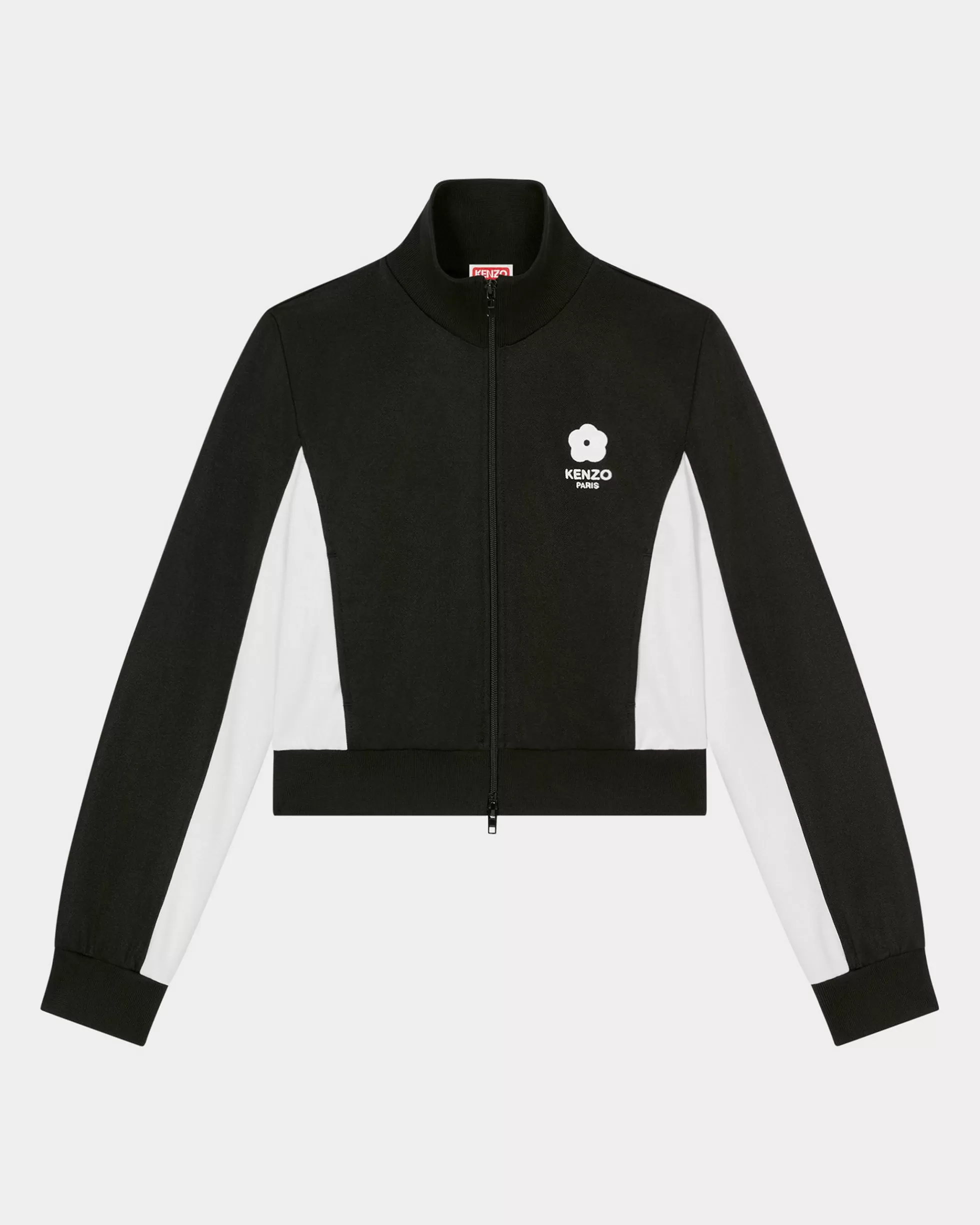 Sweatshirts und Hoodies>KENZO Eng anliegende Trainingsjacke mit „Boke Flower 2.0“ Black