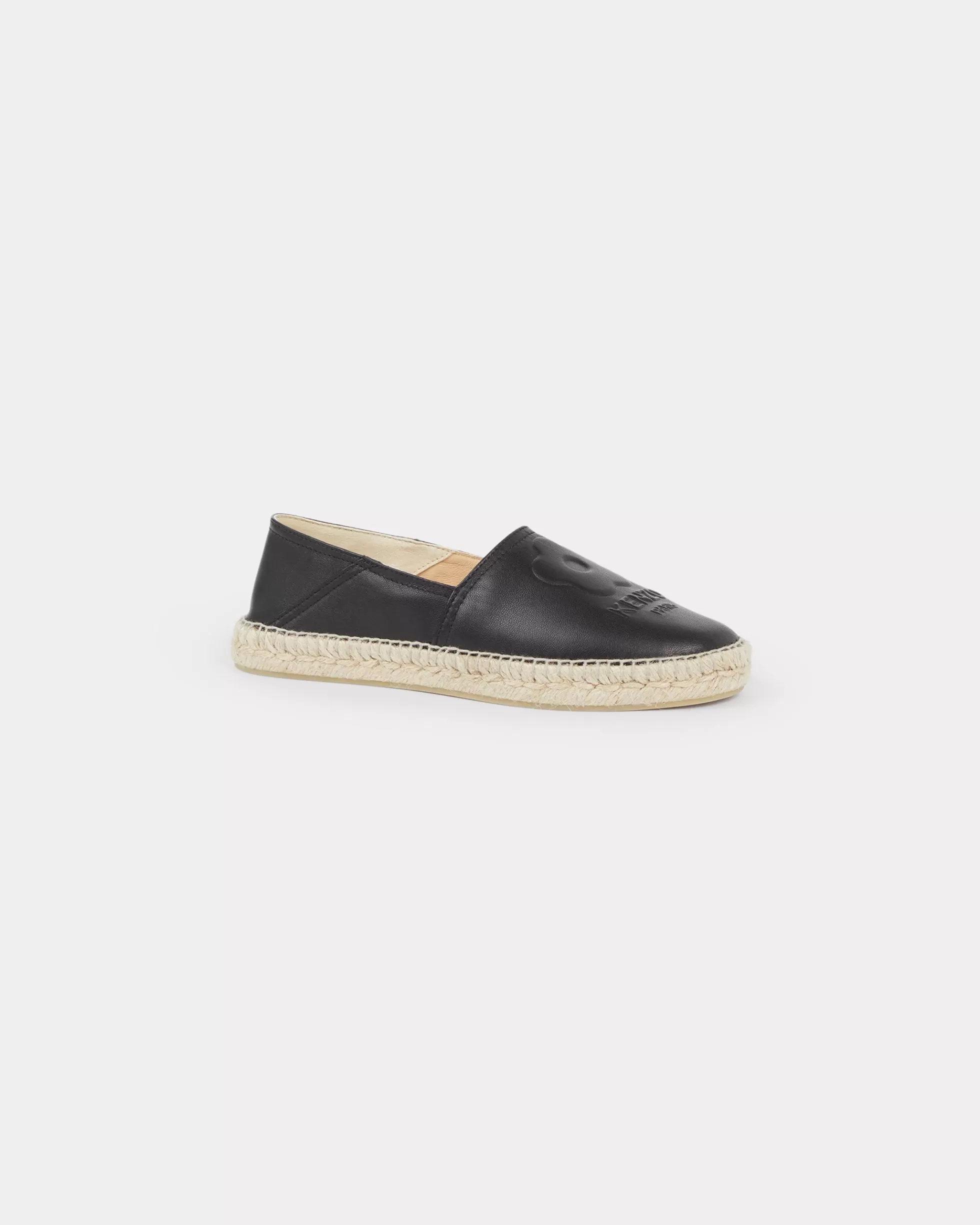 DAMEN SCHUHE | Mules Und Espadrilles>KENZO Espadrilles aus Leder „Boke 2.0“ Black