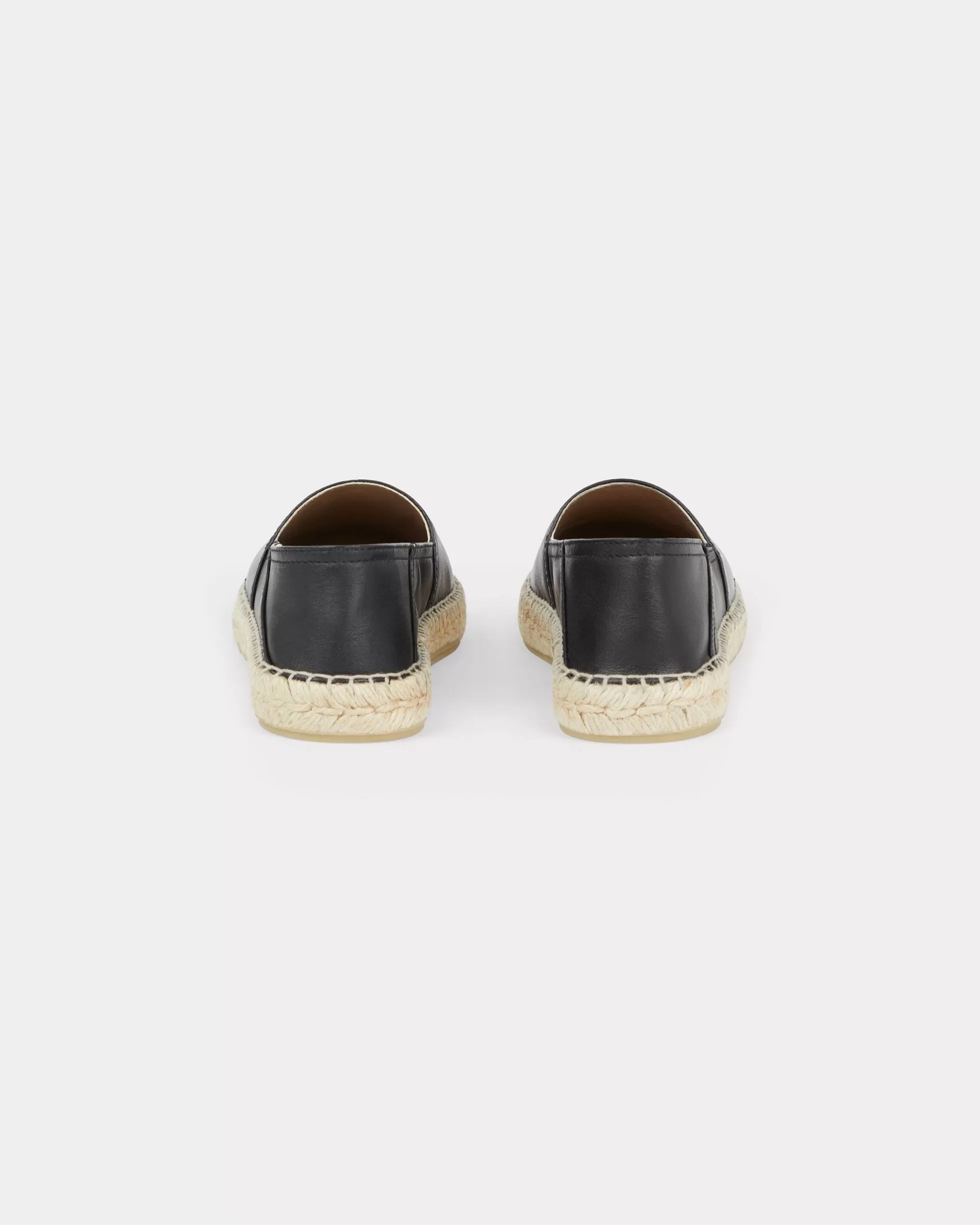 HERREN SCHUHE | Mules Und Espadrilles>KENZO Espadrilles aus Leder „Boke 2.0“ Black