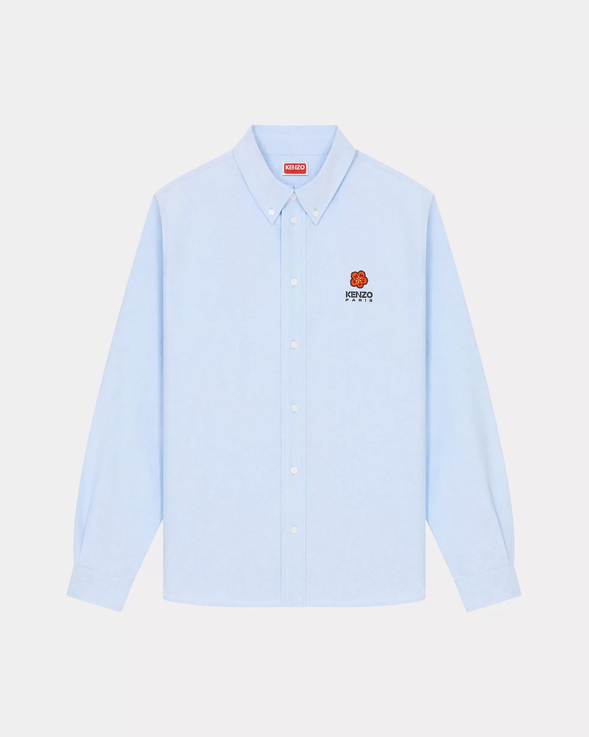 Hemden | Geschenke>KENZO Freizeithemd mit „Boke Flower Crest“ Sky Blue