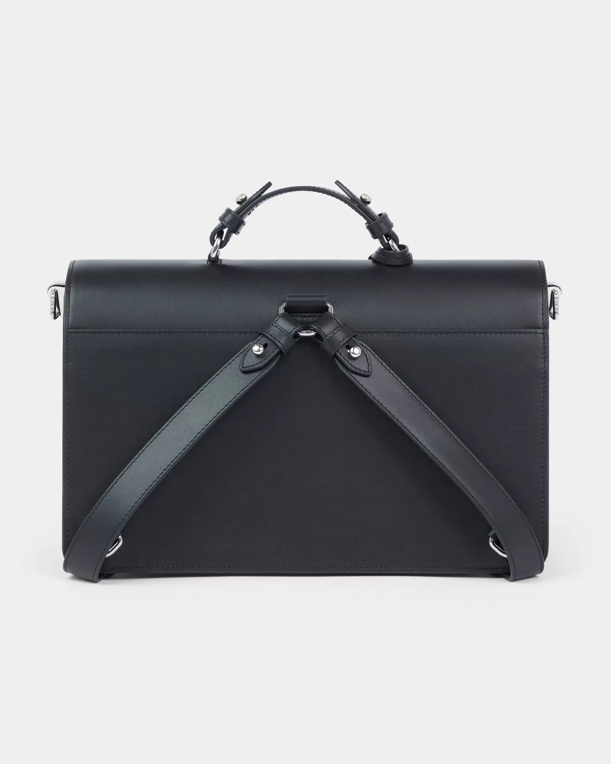 Taschen | Damentaschen>KENZO Große Ledertasche „ Rue Vivienne“ Black