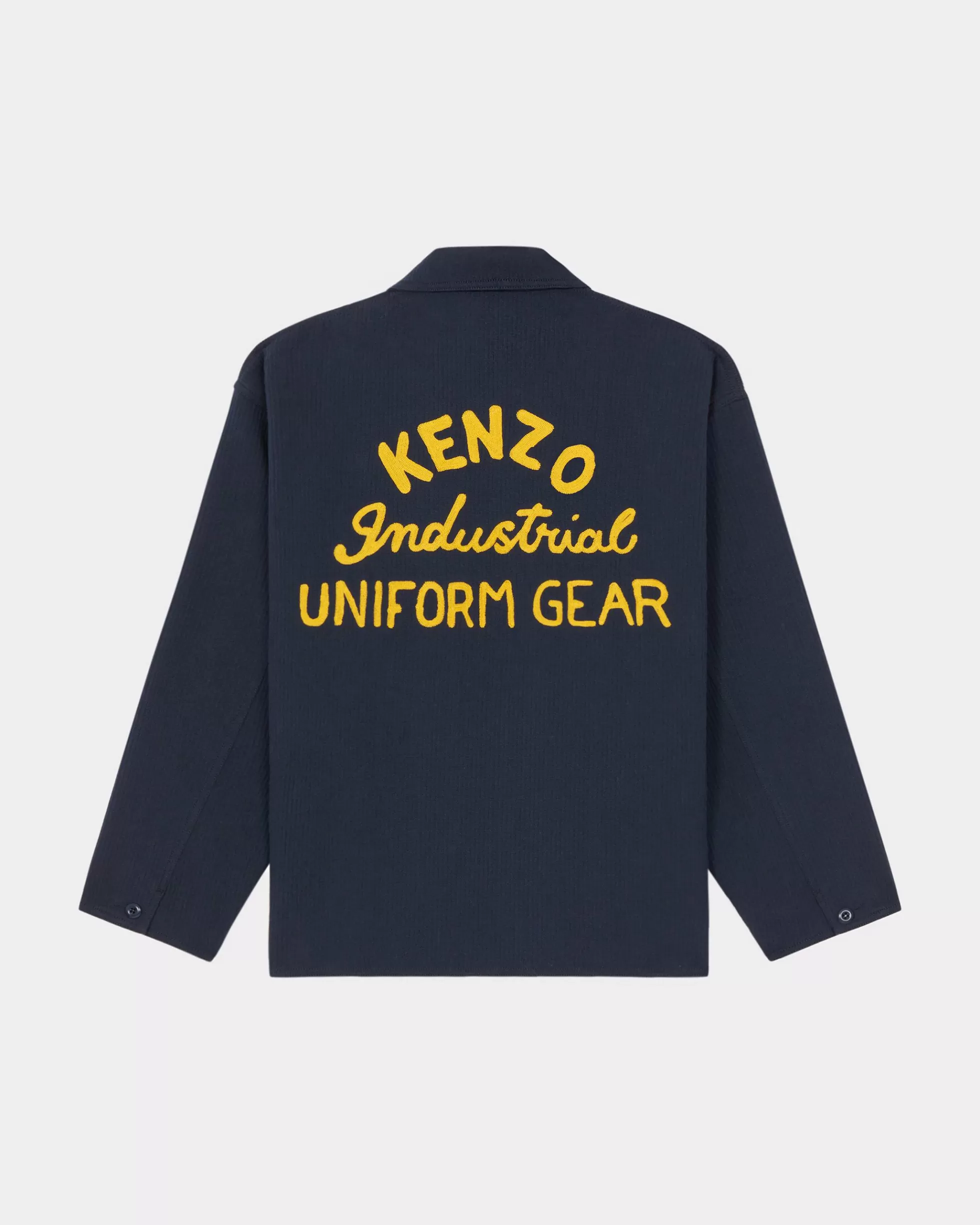 Tailoring | Jacken und Mäntel>KENZO Jacke im Workwear-Stil mit „ Drawn Varsity“-Stickerei Midnight Blue