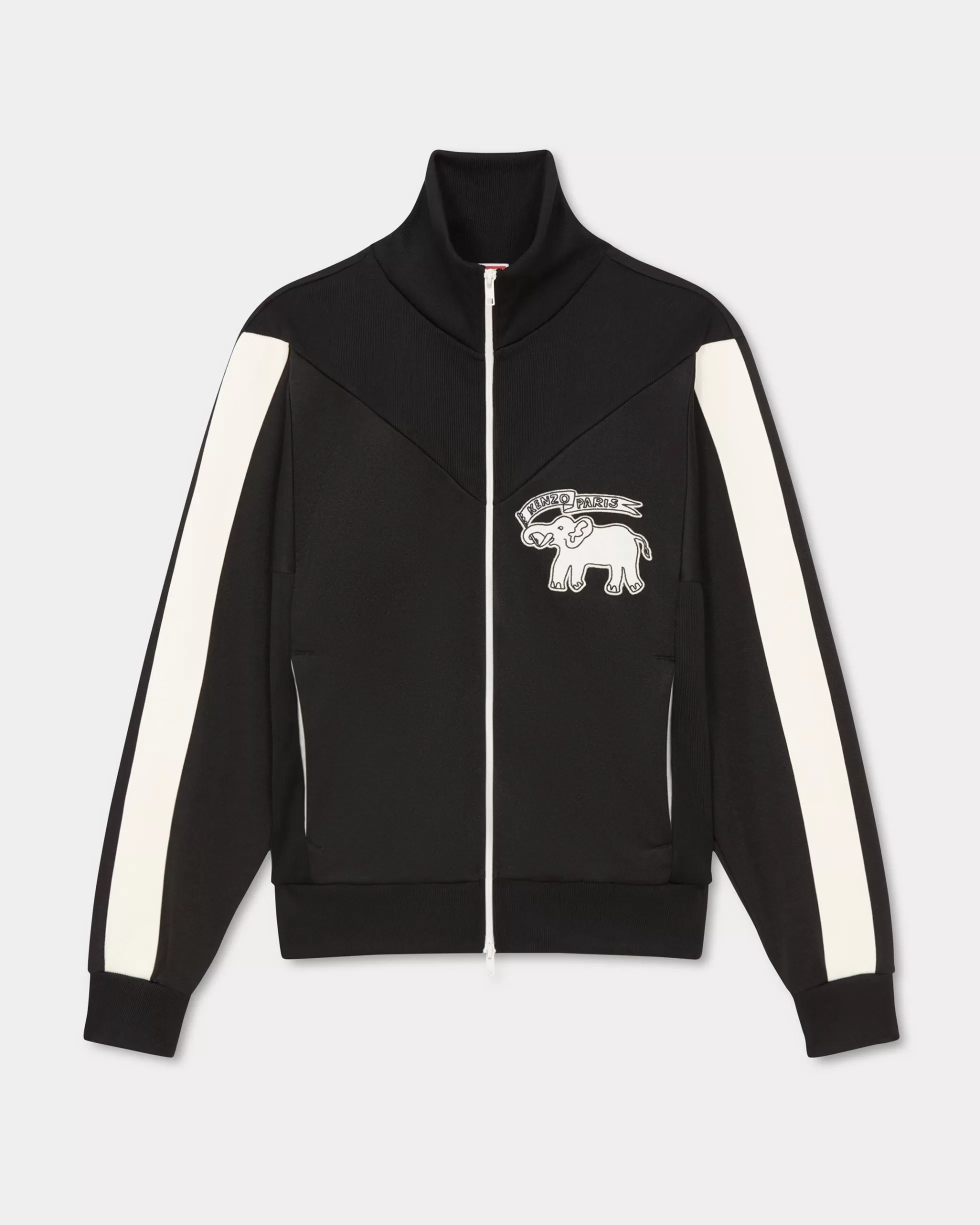 Sweatshirts und Hoodies | Jacken und Mäntel>KENZO Joggingjacke „ Elephant Flag“ Black