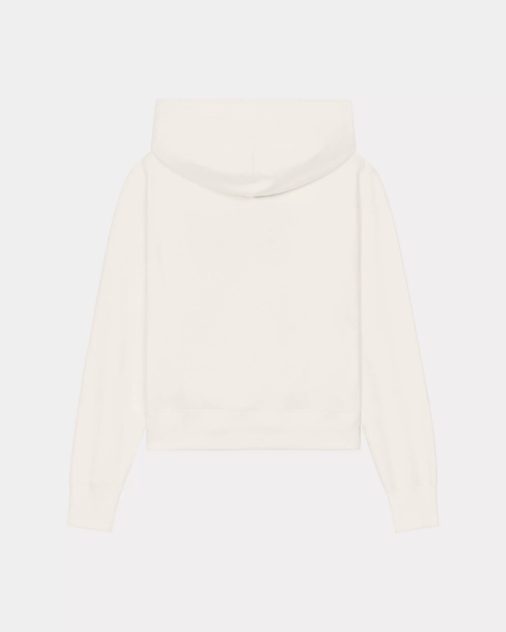 Sweatshirts und Hoodies>KENZO Kapuzenpullover mit Stickerei „ Drawn Varsity“ Off White