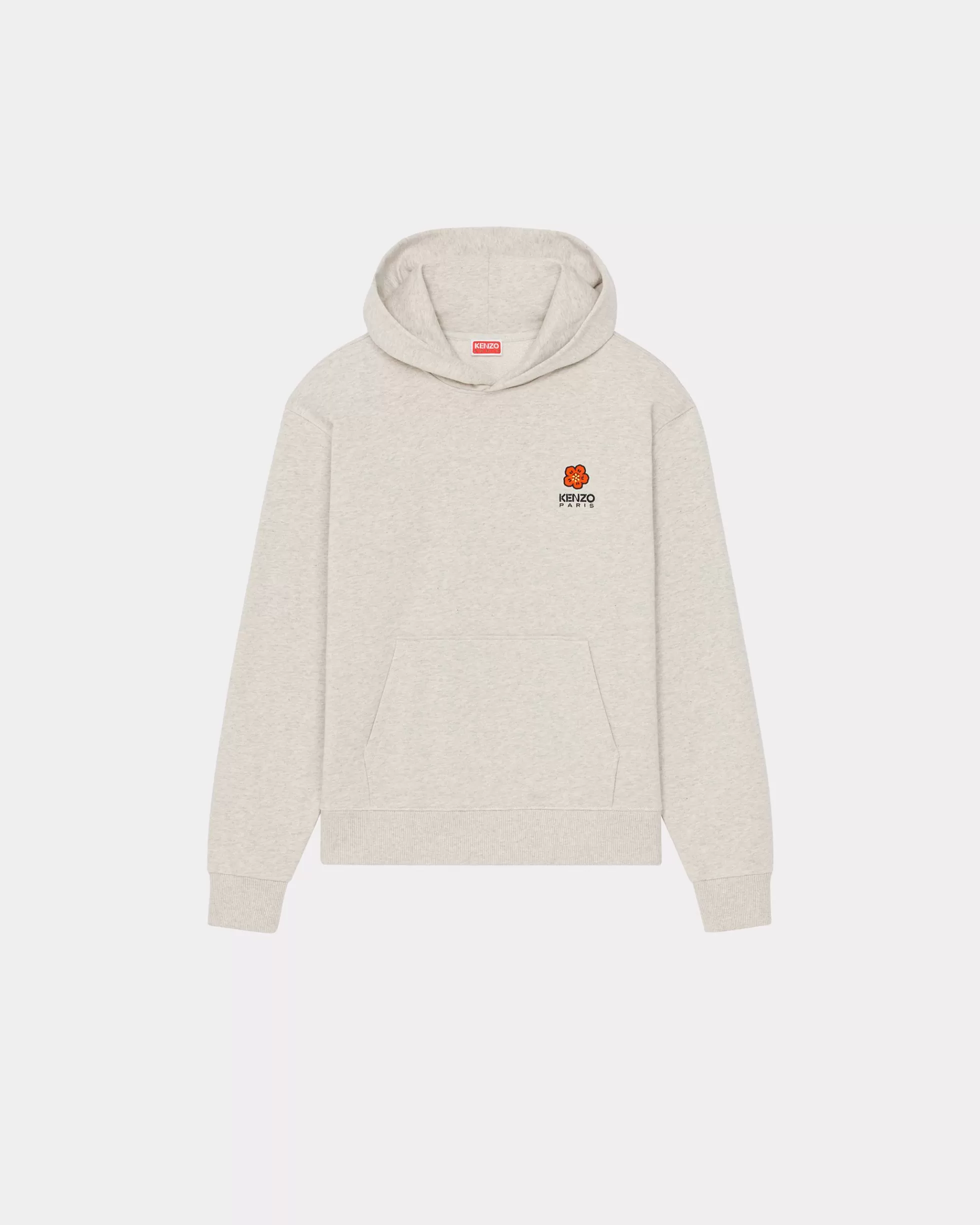 Sweatshirts und Hoodies | Boke Flower>KENZO Kapuzensweatshirt mit „Boke Flower Crest“ Pale Grey