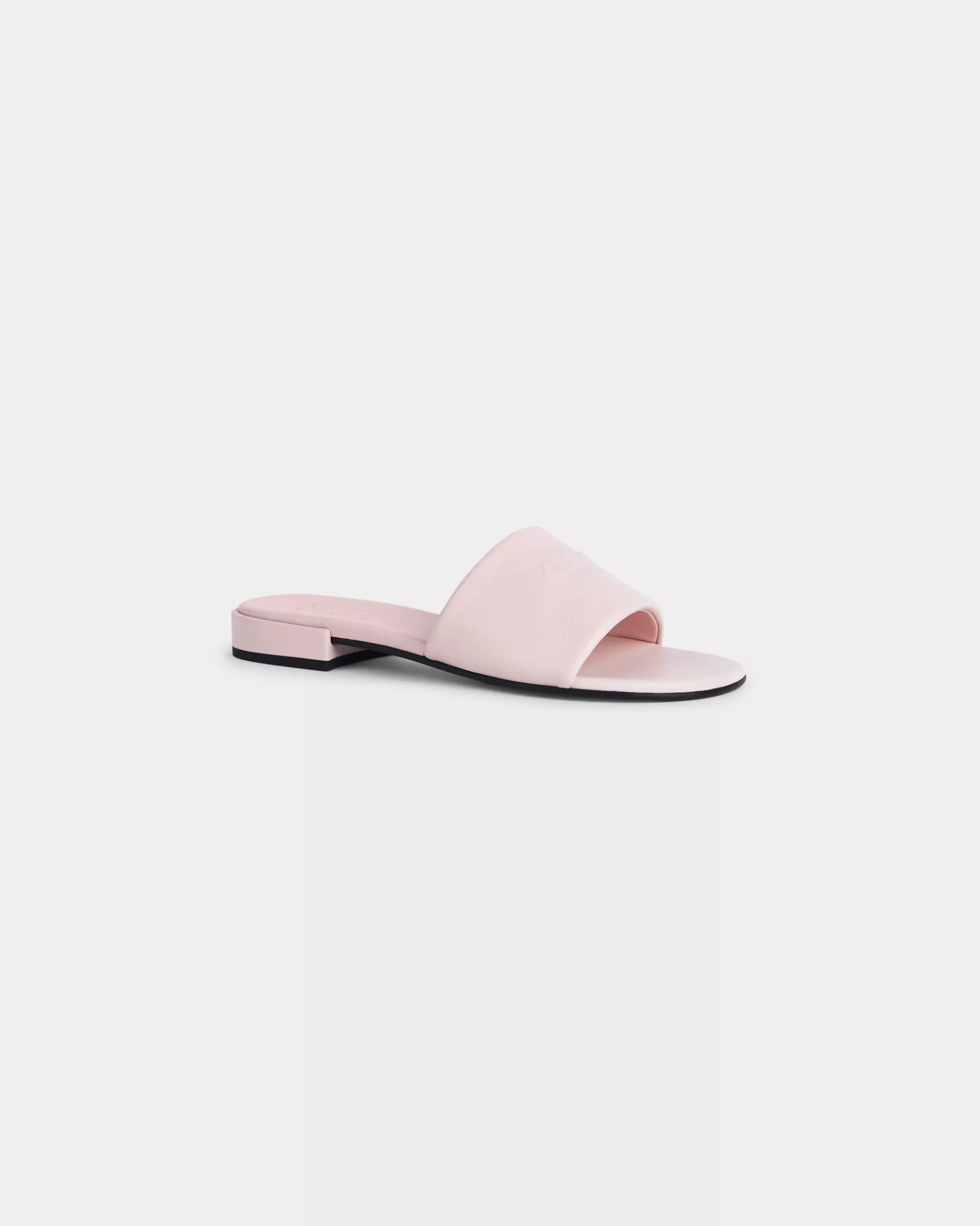 DAMEN SCHUHE | Geschenke>KENZO ' OKI' flache Pantoletten aus Leder Faded Pink