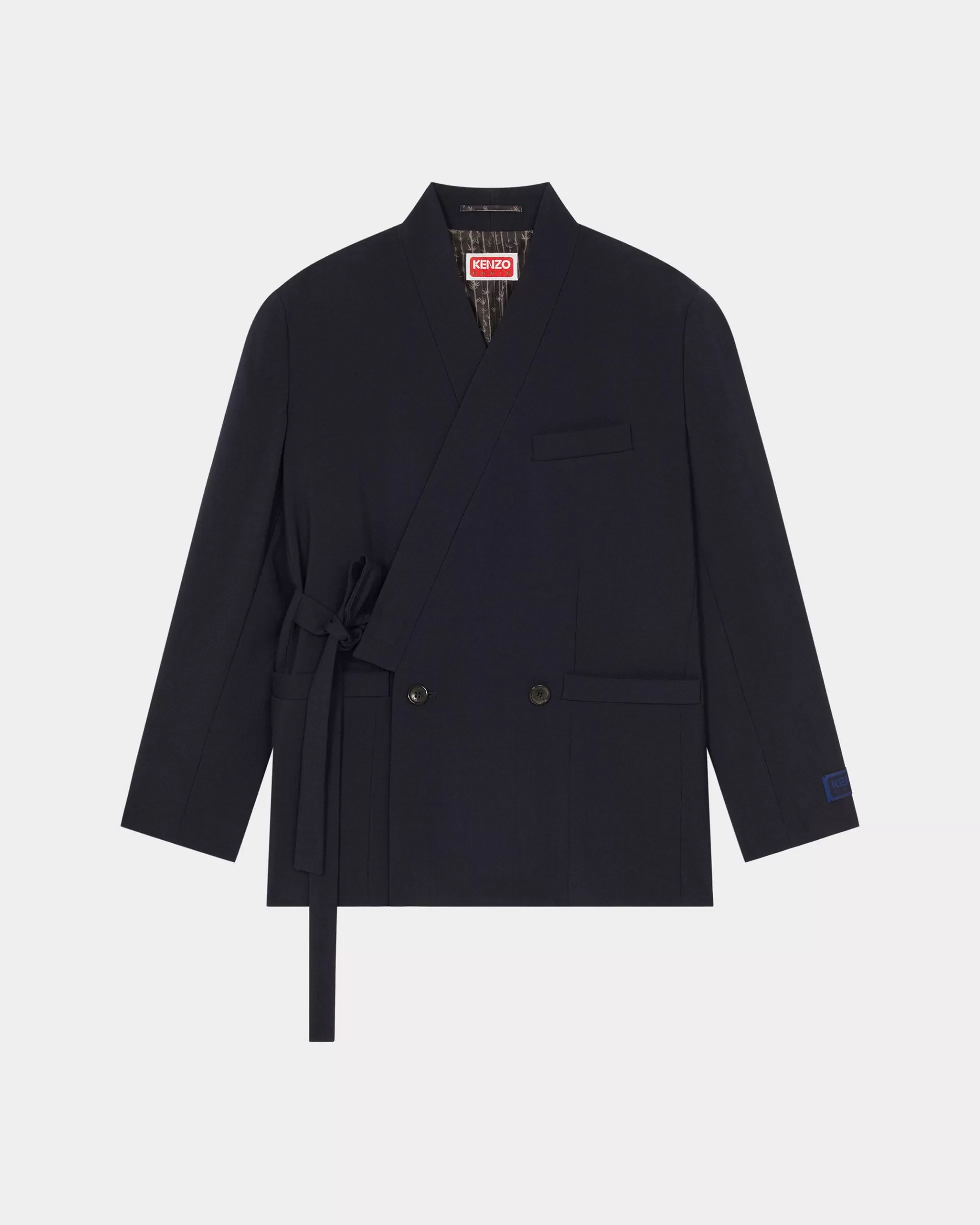 Tailoring | Jacken und Mäntel>KENZO Kimono-Blazer Midnight Blue