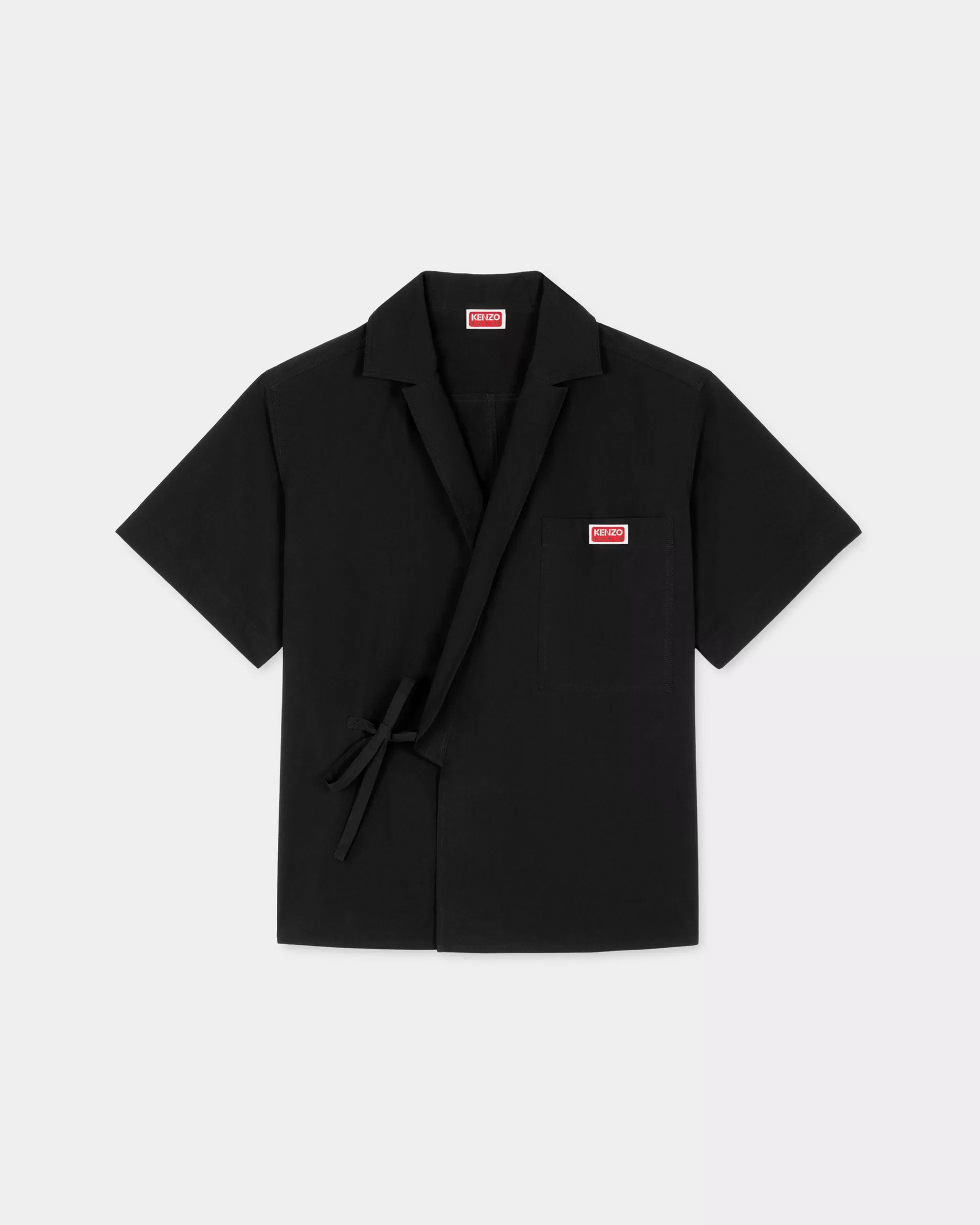 Hemden>KENZO Kimono-Hemd „ Paris“ Black