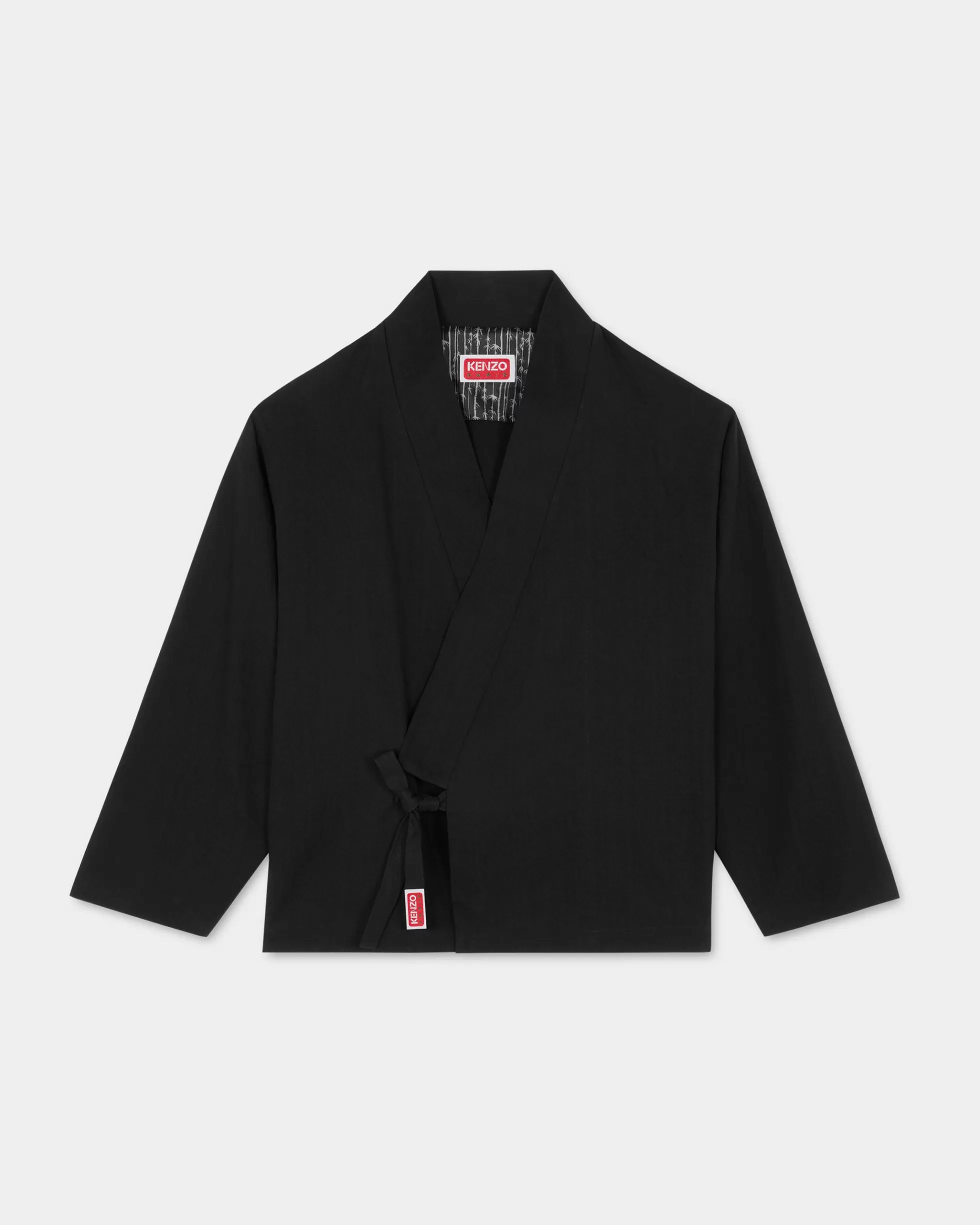 Tailoring | Jacken und Mäntel>KENZO Kimonojacke Black