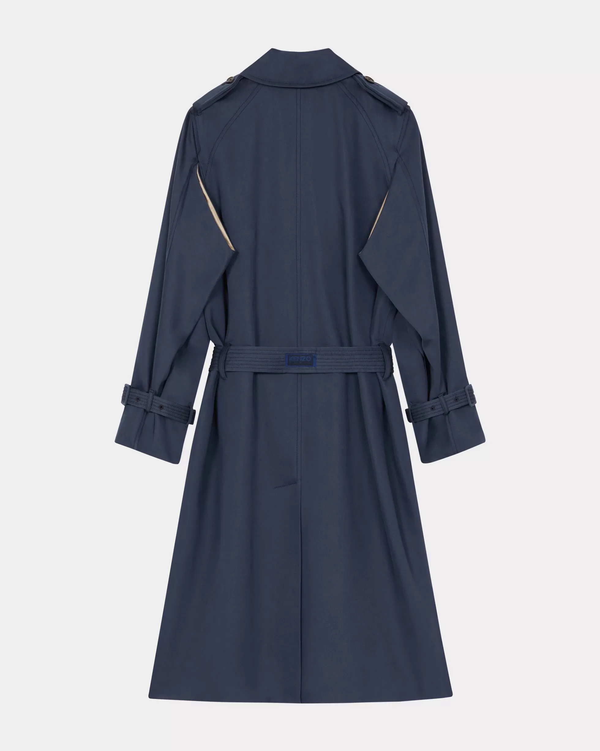 Tailoring | Jacken und Mäntel>KENZO Kimono-Trenchcoat Midnight Blue