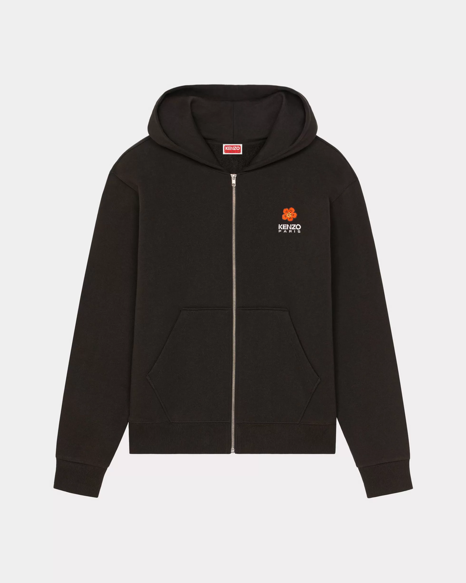 Sweatshirts und Hoodies | Boke Flower>KENZO Klassische Kapuzenjacke mit „Boke Flower Crest“-Stickerei Black