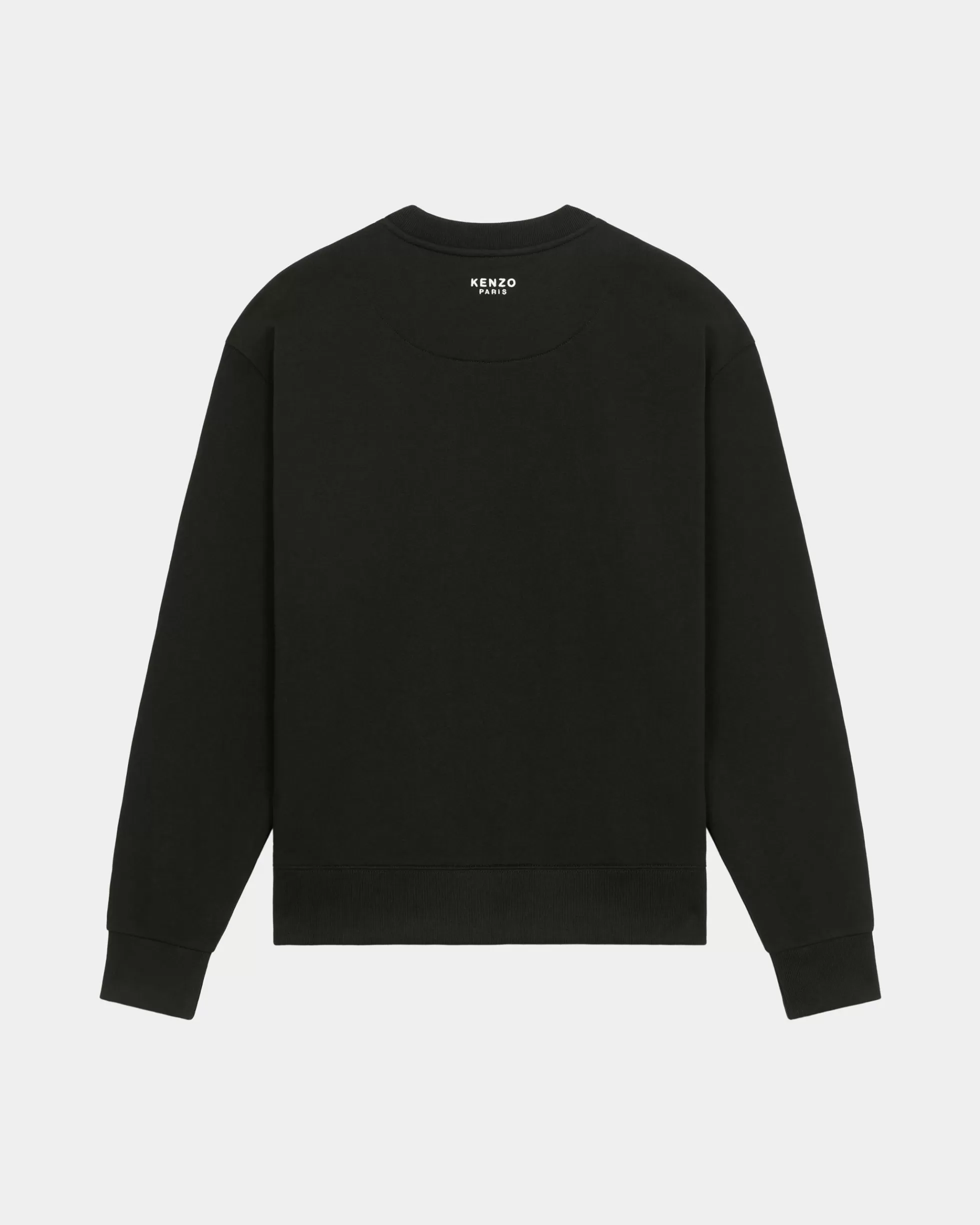 Sweatshirts und Hoodies | Lucky Tiger>KENZO Klassisches, besticktes Sweatshirt „Lucky Tiger Crest“ Black