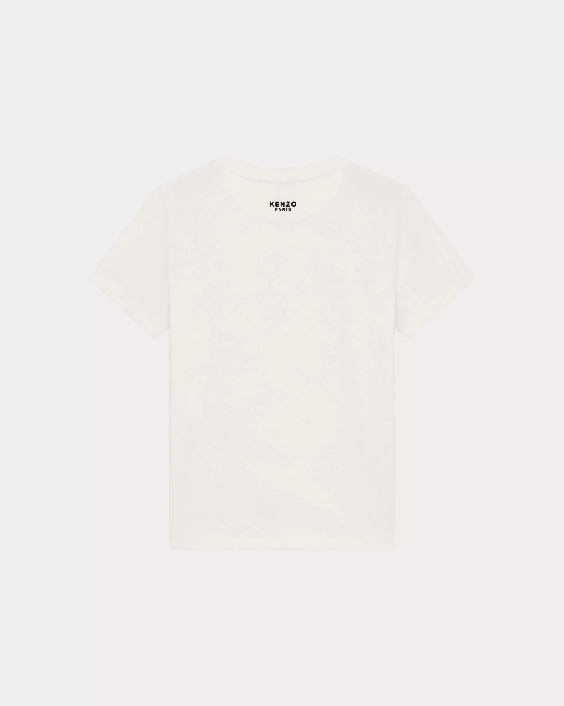 T-shirts und Polos | Geschenke>KENZO Klassisches, besticktes T-Shirt „Lucky Tiger Crest“ Off White