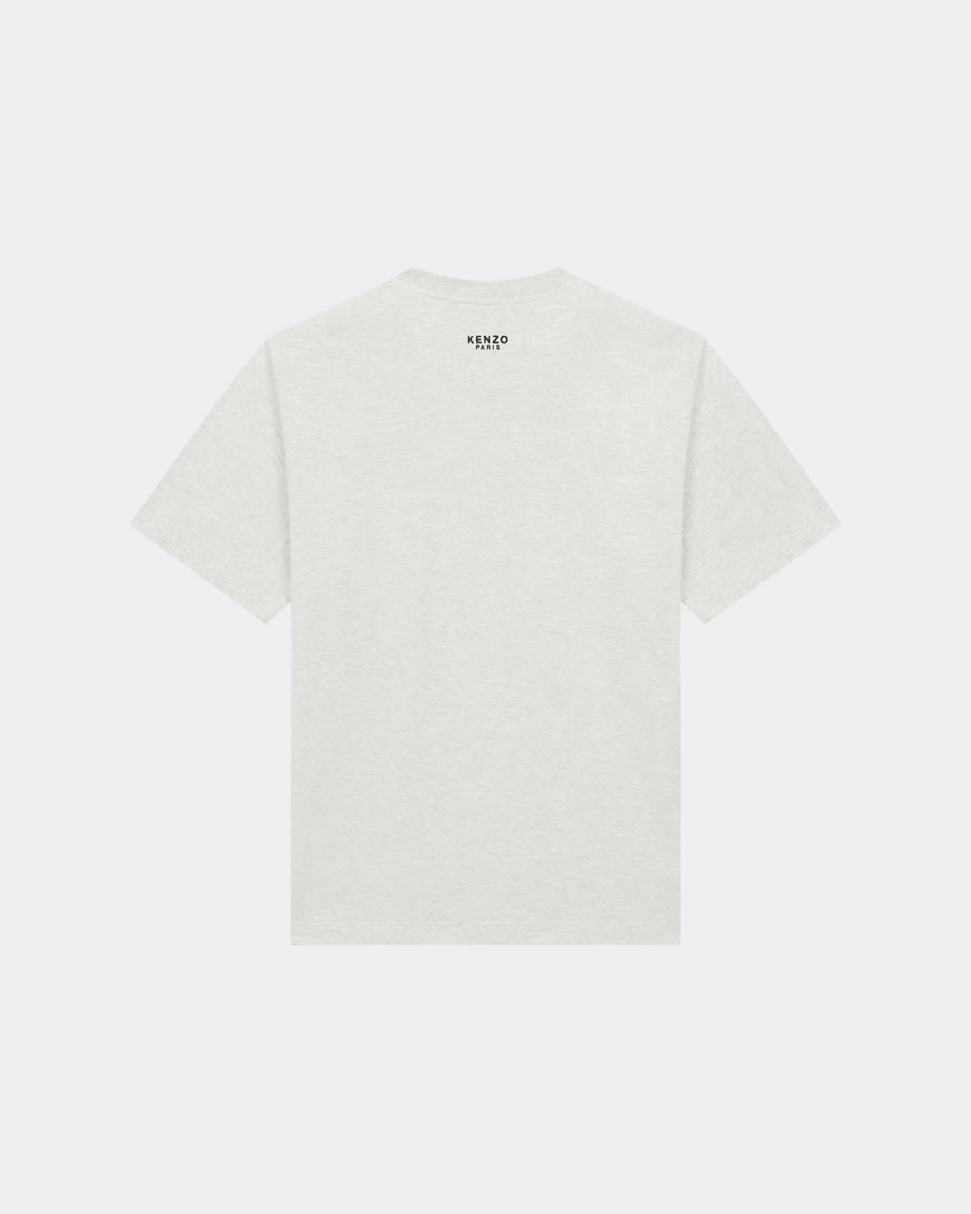 T-shirts und Polos | Geschenke>KENZO Klassisches, besticktes T-Shirt „Lucky Tiger Crest“ Pale Grey