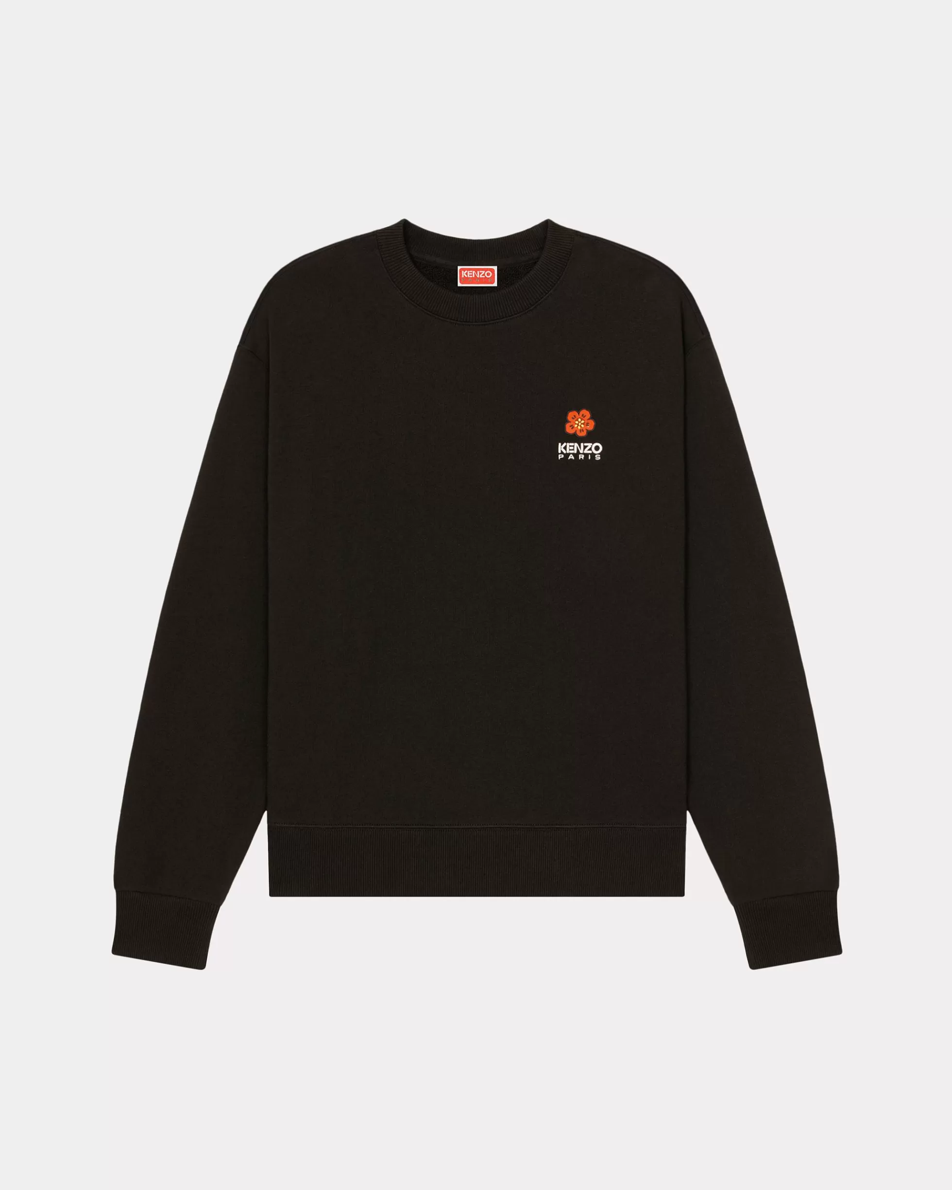 Sweatshirts und Hoodies | Boke Flower>KENZO Klassisches Sweatshirt mit „Boke Flower Crest“-Stickerei Black