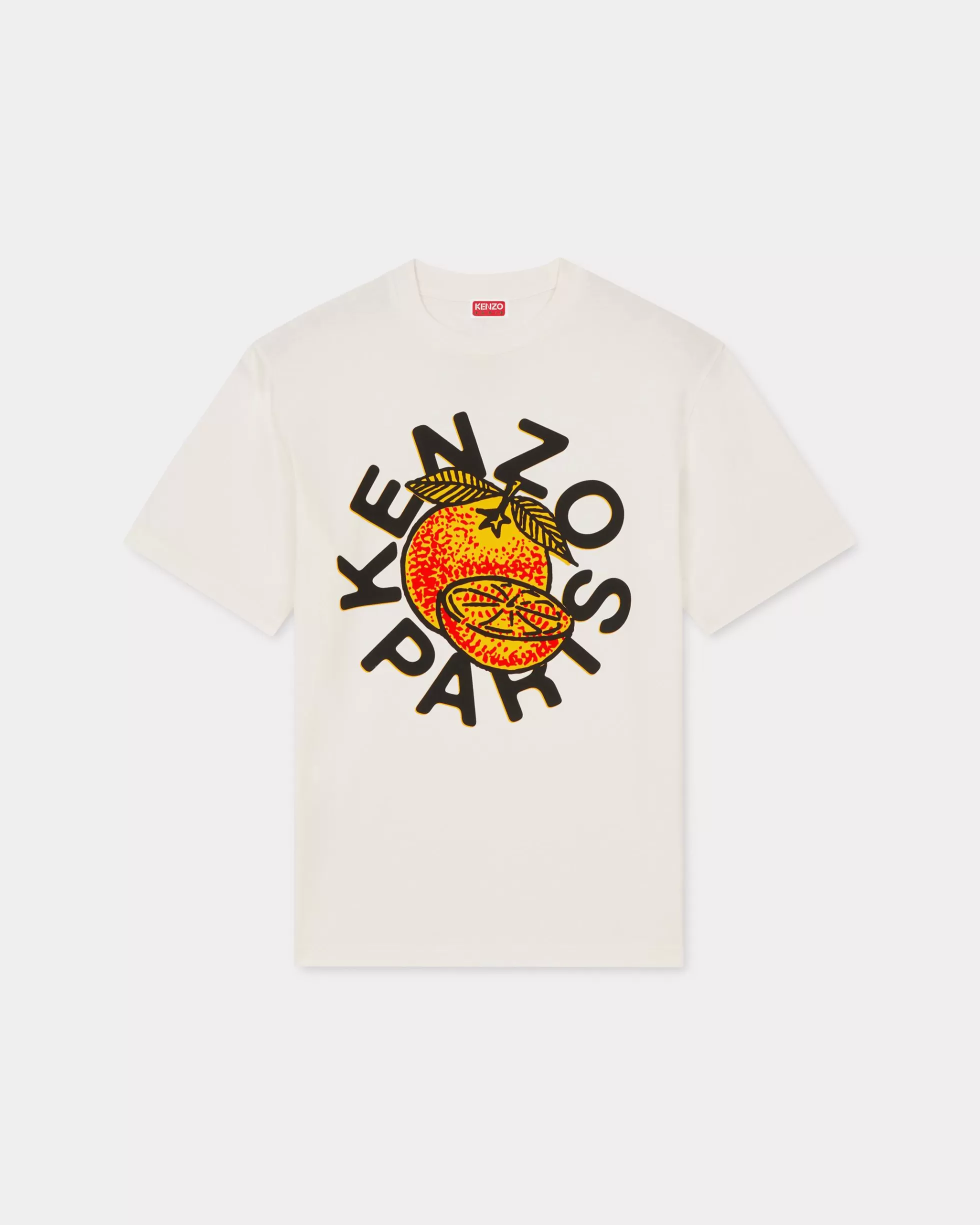 T-shirts und Polos | Neue>KENZO Klassisches T-Shirt „ Orange“ Off White