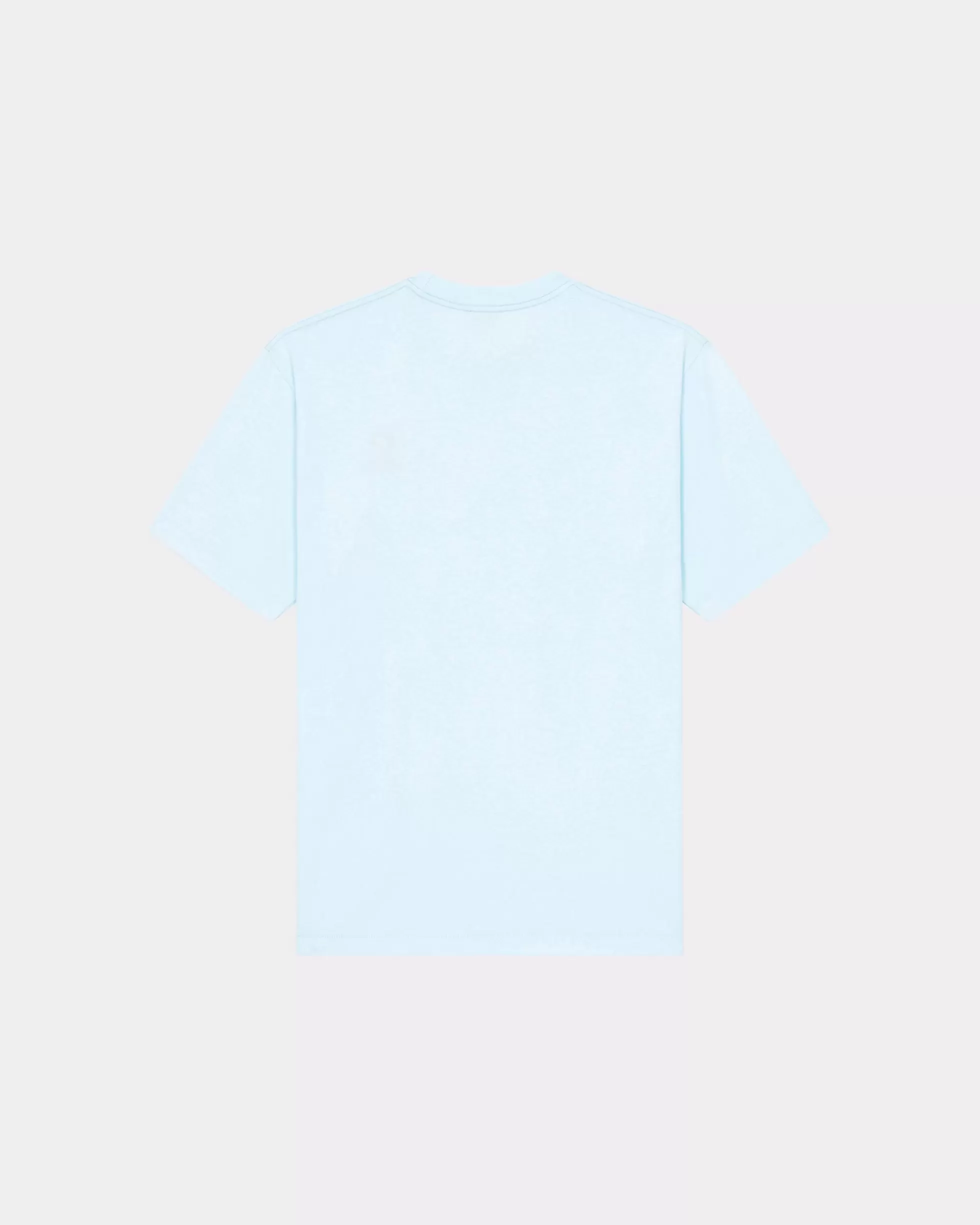 T-shirts und Polos | Boke Flower>KENZO Klassisches T-Shirt mit „Boke Flower Crest“-Stickerei Light Blue