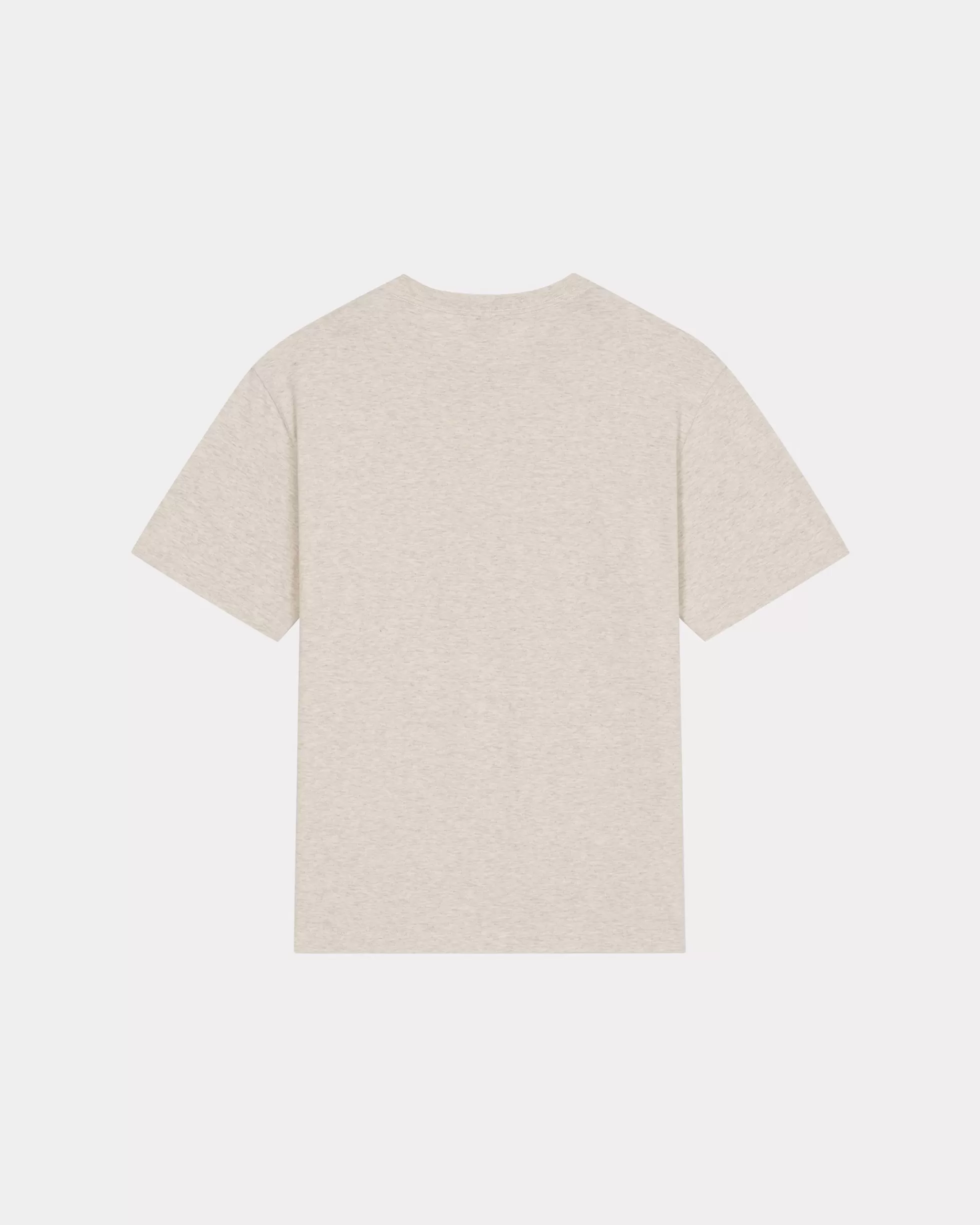 T-shirts und Polos | Geschenke>KENZO Klassisches T-Shirt mit „Boke Flower Crest“-Stickerei Pale Grey