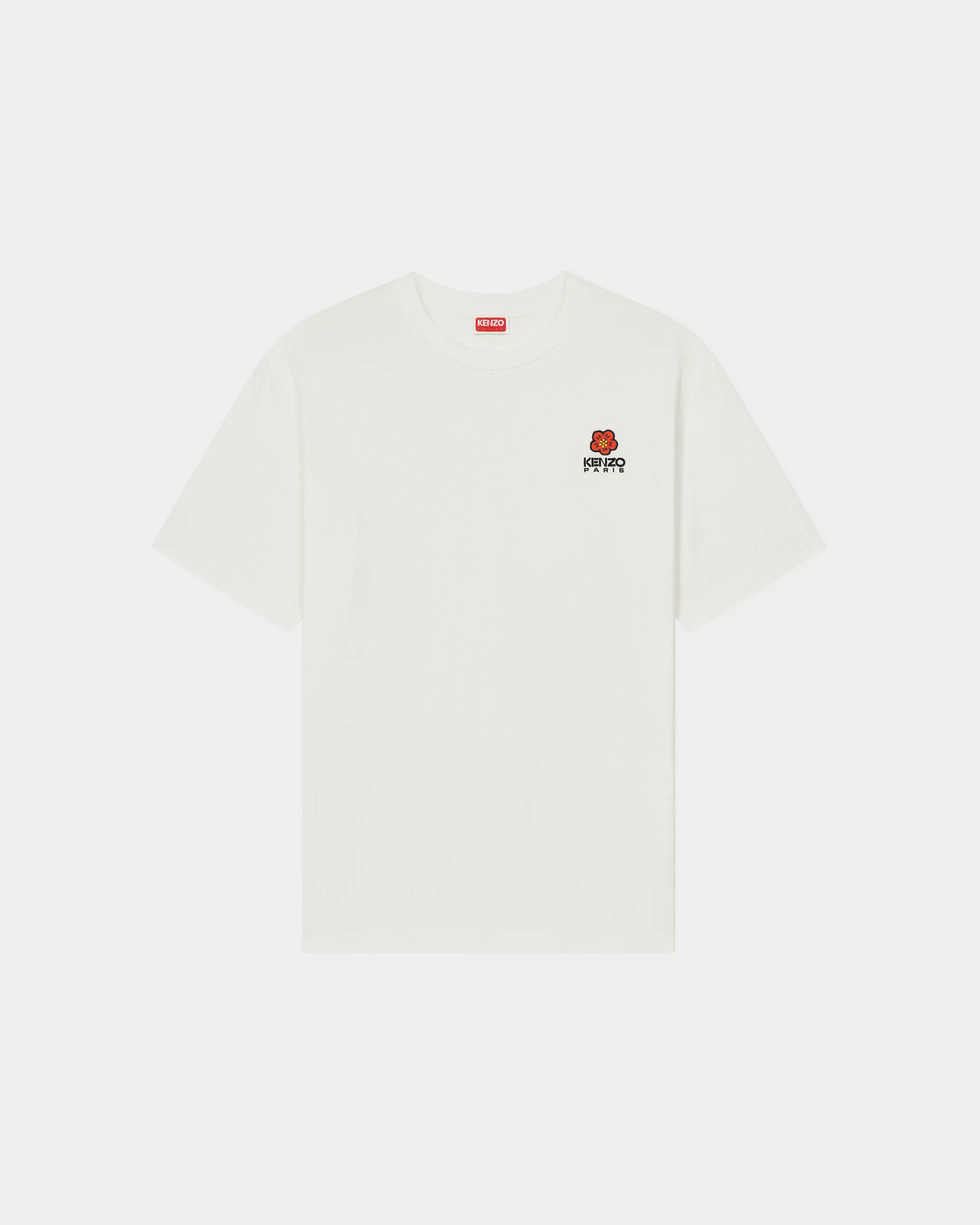 T-shirts und Polos | Boke Flower>KENZO Klassisches T-Shirt mit „Boke Flower Crest“-Stickerei White