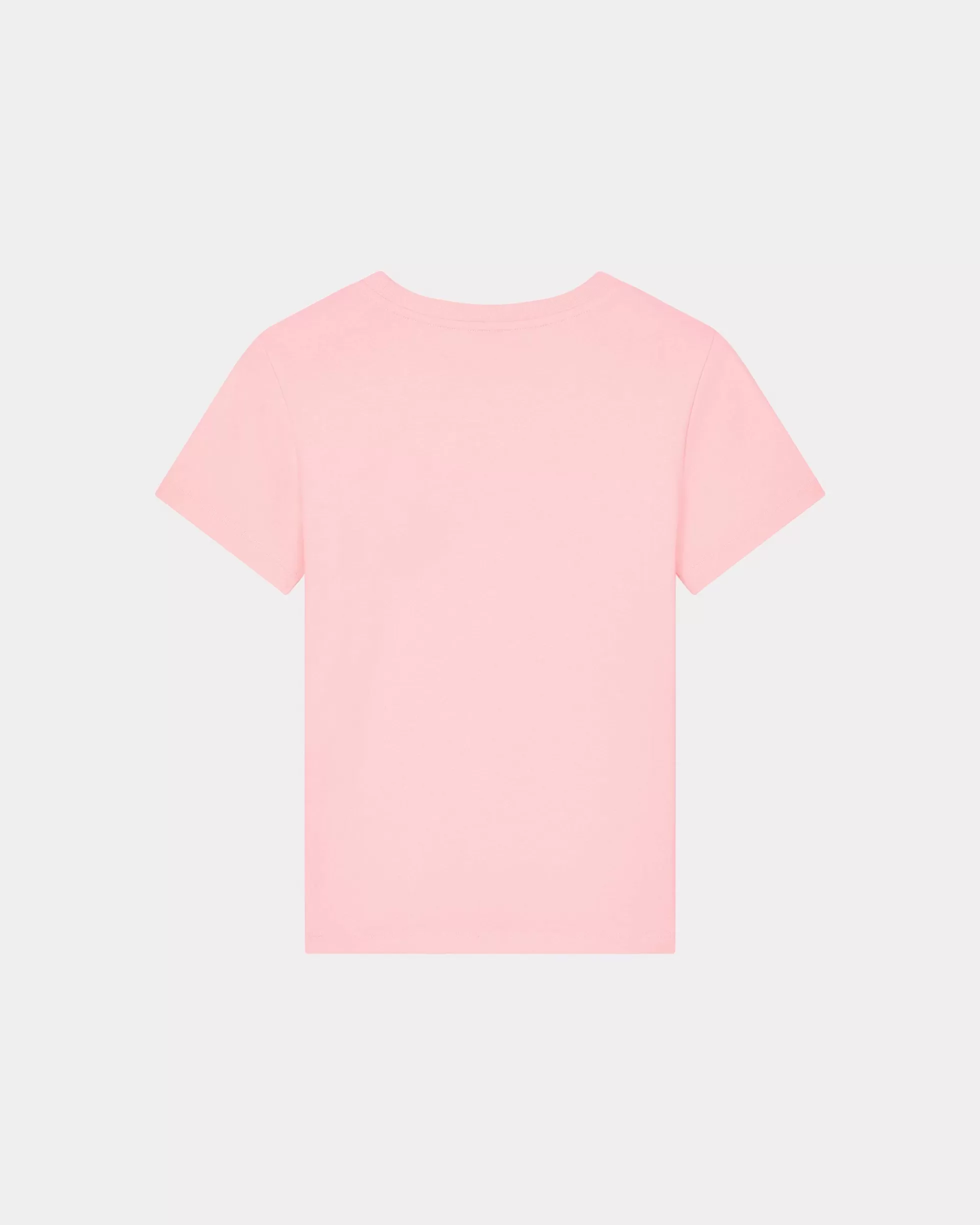 T-shirts und Polos>KENZO Klassisches T-Shirt mit „Year of the Dragon Crest“-Stickerei Faded Pink