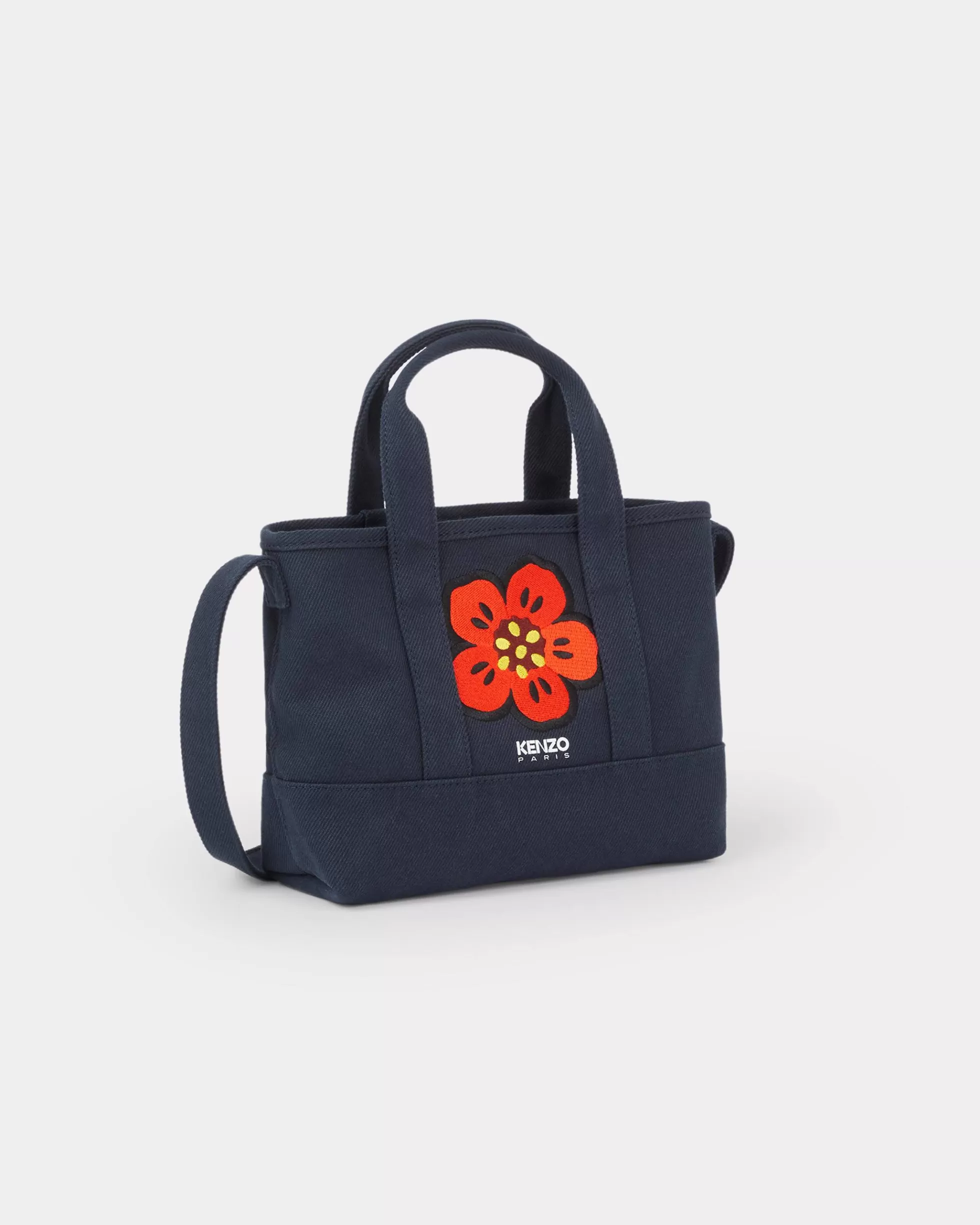 Taschen | Damentaschen>KENZO Kleine Tote Bag „ Utility“ aus Canvas Navy Blue