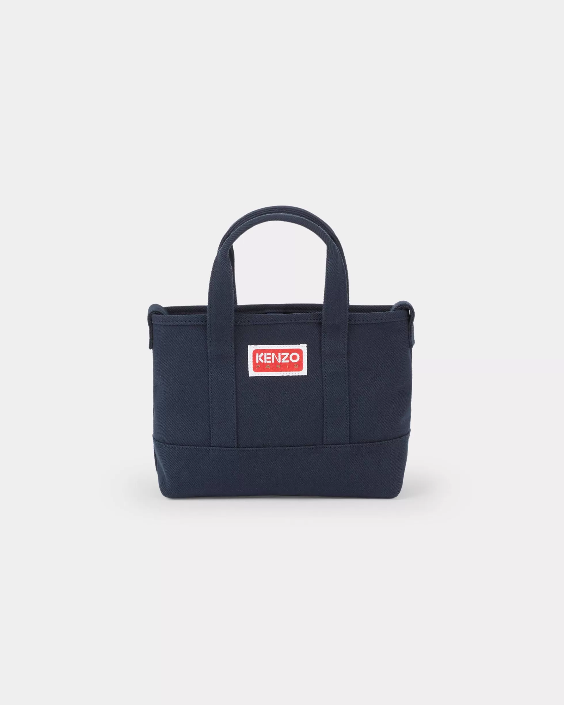 Taschen | Damentaschen>KENZO Kleine Tote Bag „ Utility“ aus Canvas Navy Blue