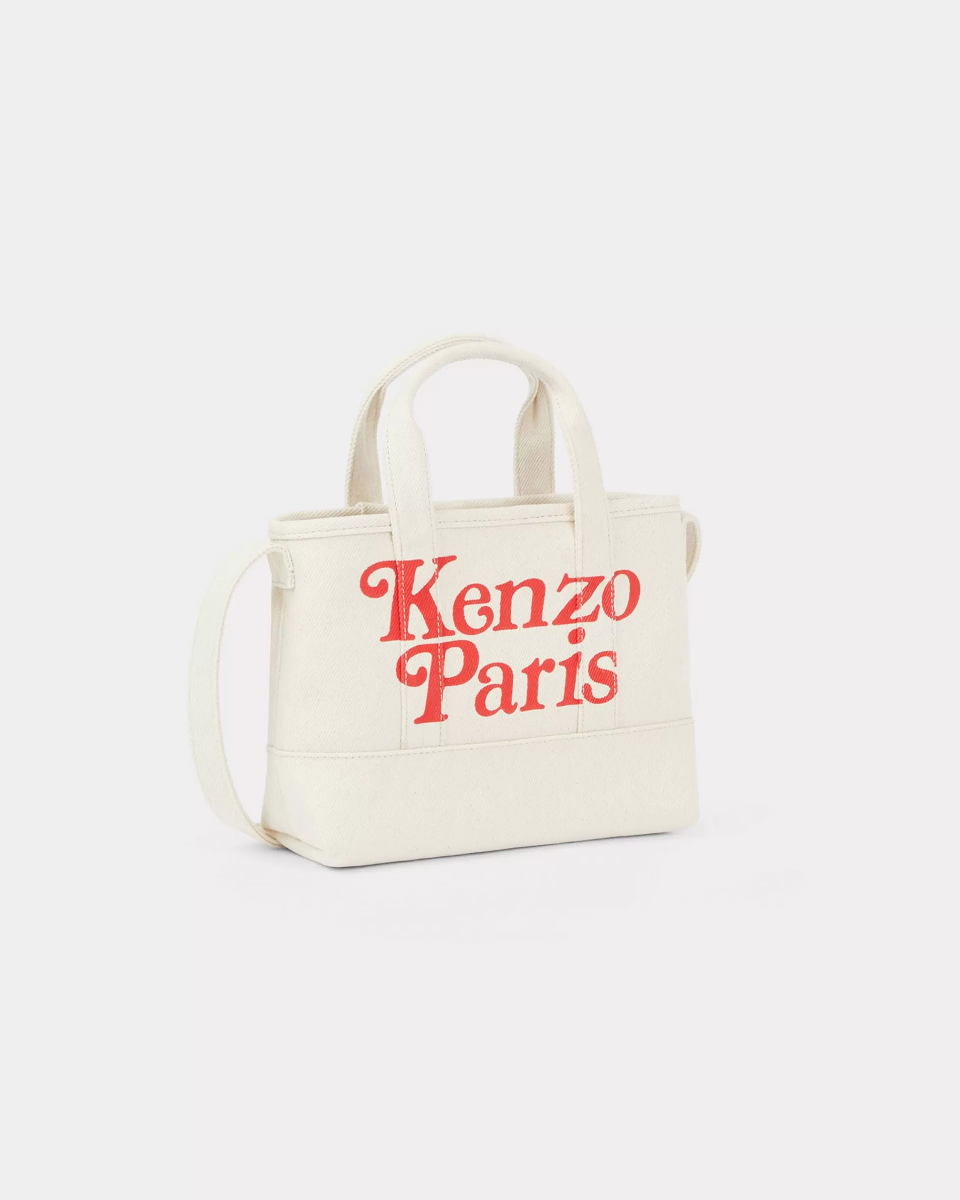 Taschen | Damentaschen>KENZO Kleine Tote Bag „ Utility“ aus Canvas Ecru