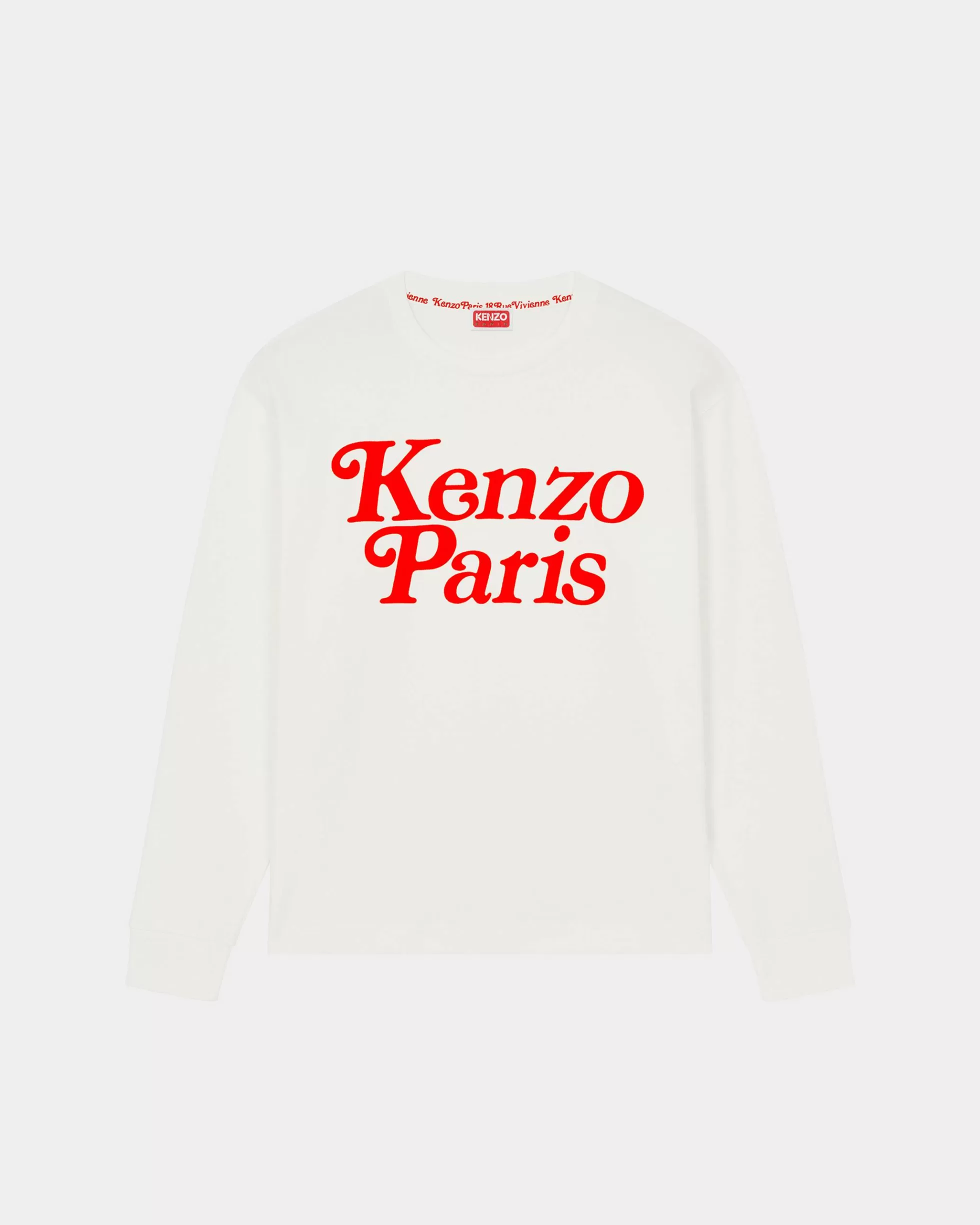 T-shirts und Polos>KENZO Langarm-T-Shirt ' by Verdy' Off White