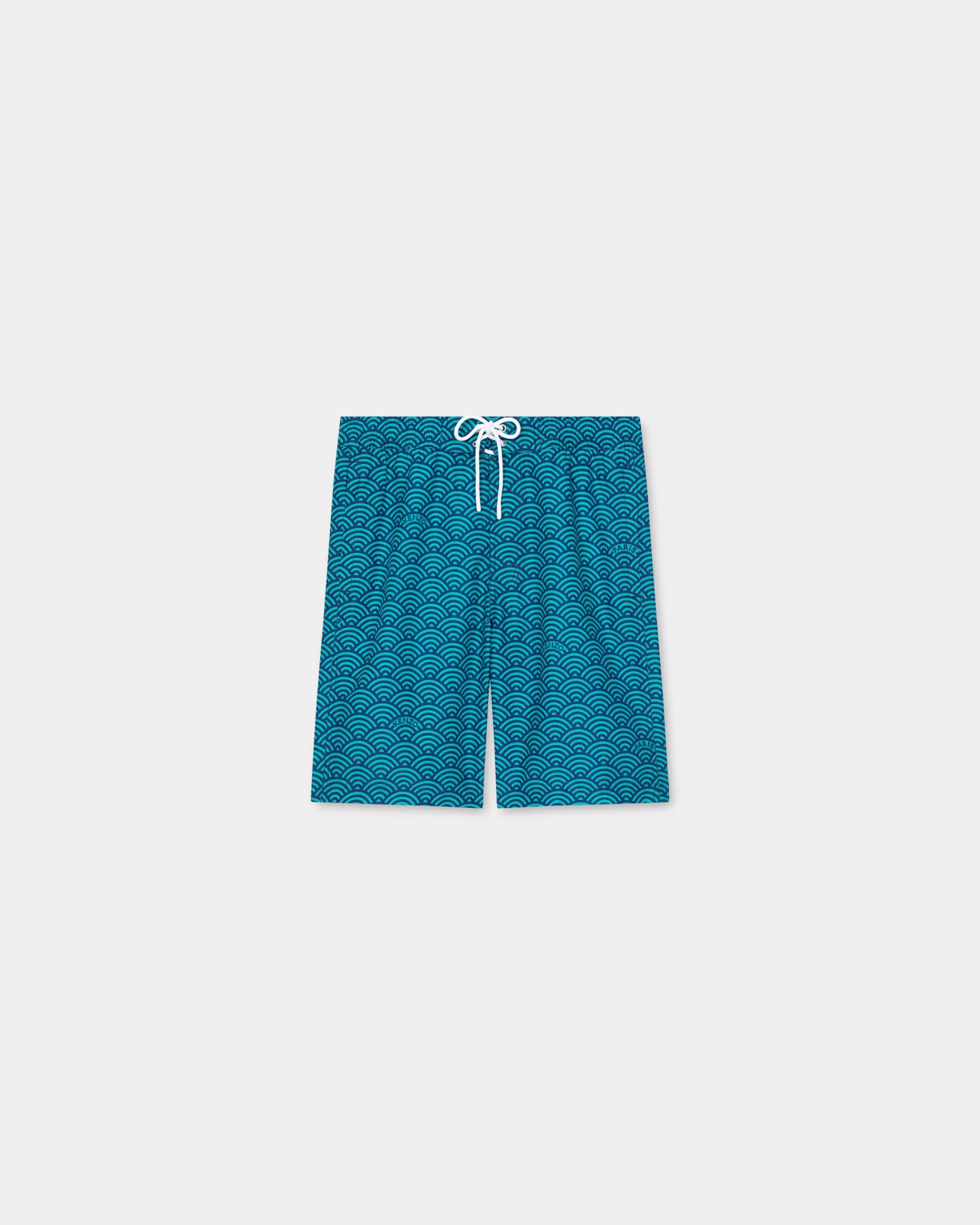 Beachwear | Beachwear>KENZO Lange Boardshort Duck Blue