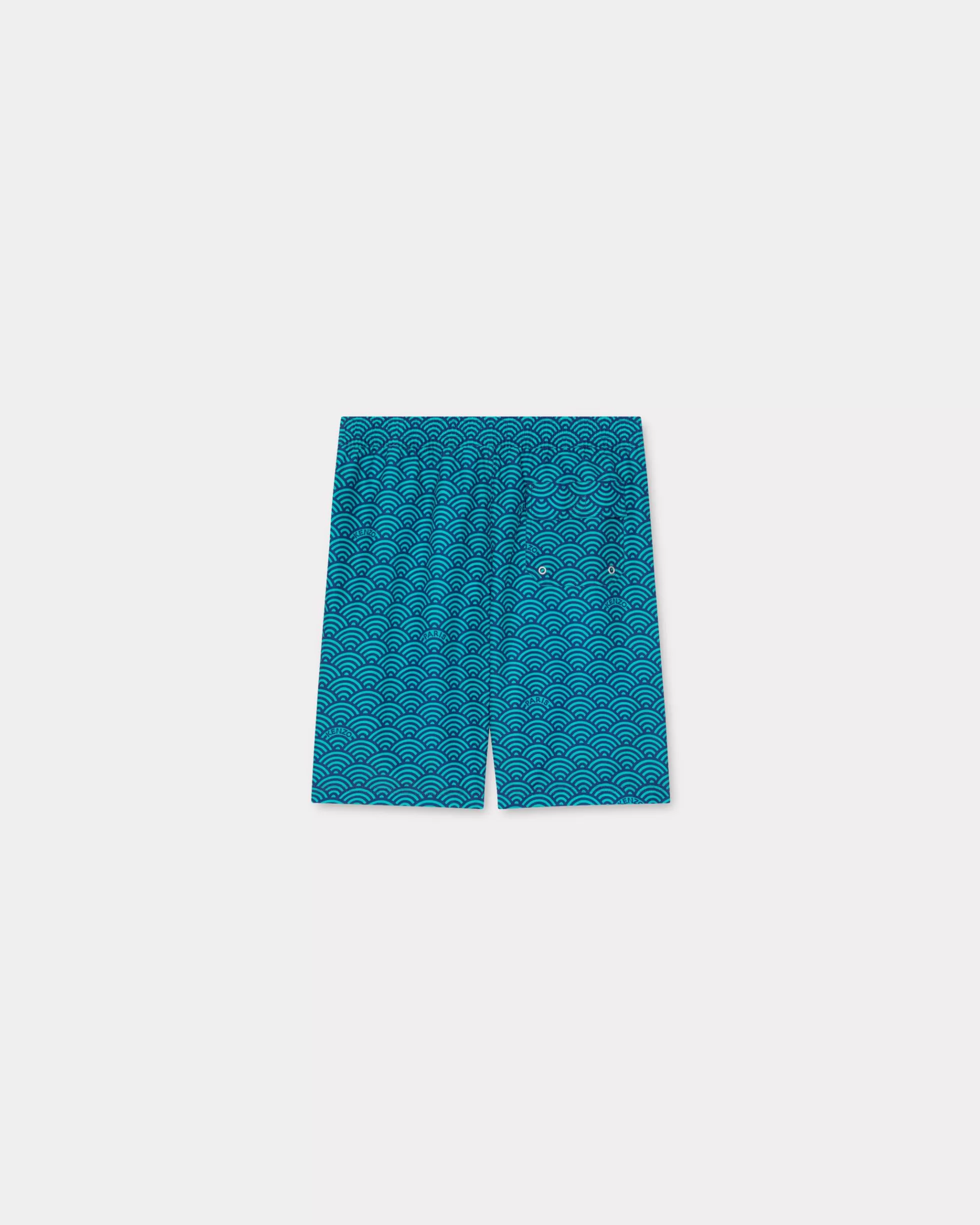 Beachwear | Beachwear>KENZO Lange Boardshort Duck Blue