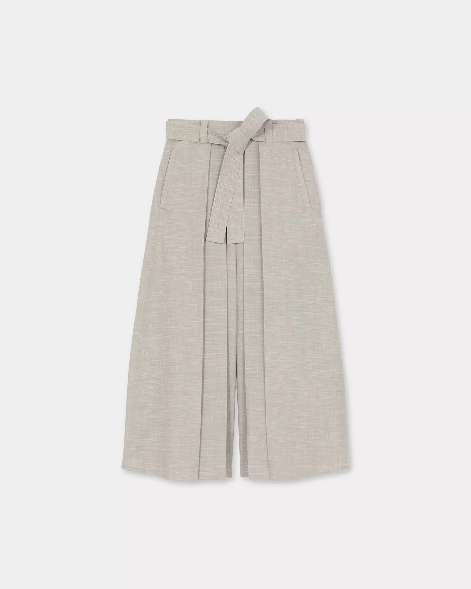 Tailoring | Hosen und Shorts>KENZO Lange Bundfaltenshorts Misty Grey