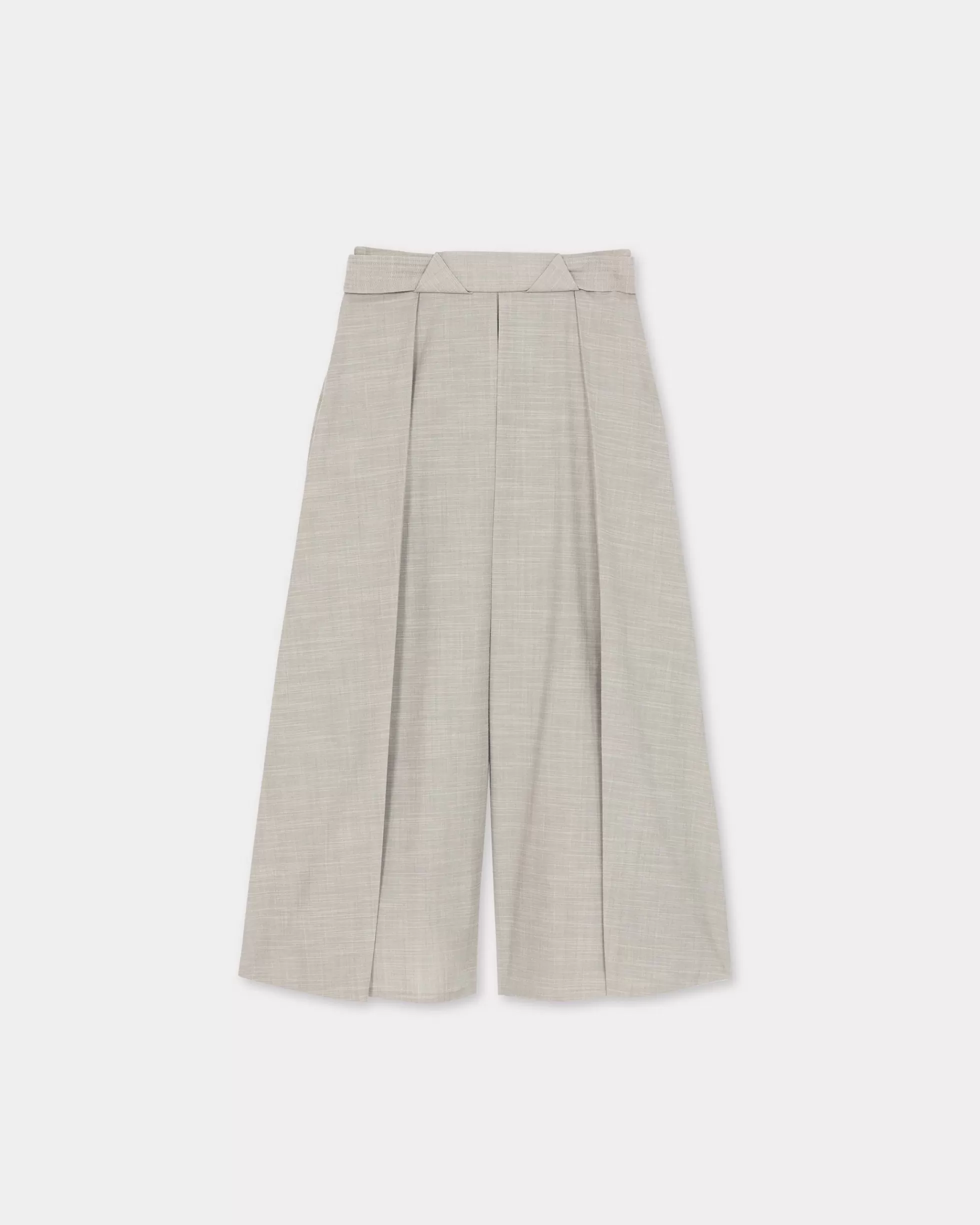 Tailoring | Hosen und Shorts>KENZO Lange Bundfaltenshorts Misty Grey